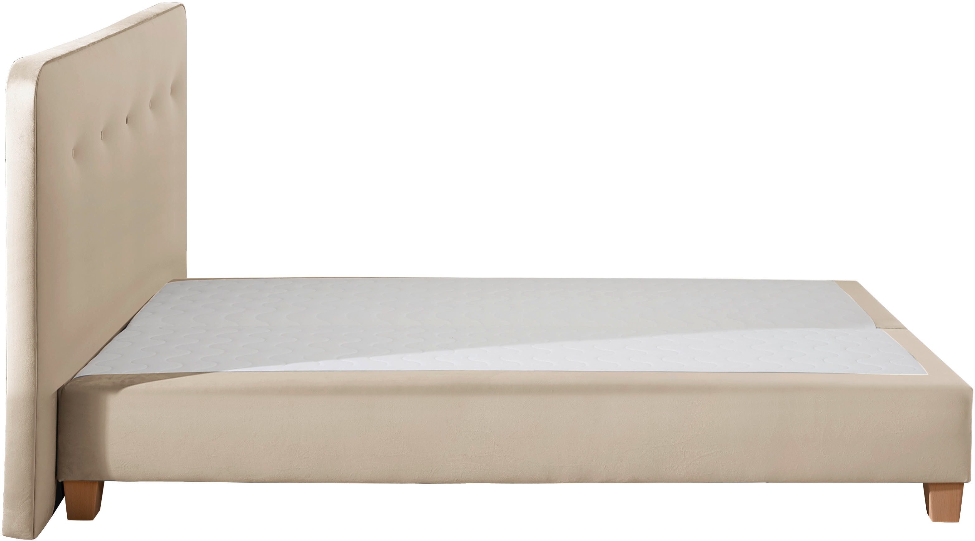Home affaire Boxspring Fargo in extra lang 220 cm, met topmatras, 3 uitvoeringen, 4, breedten