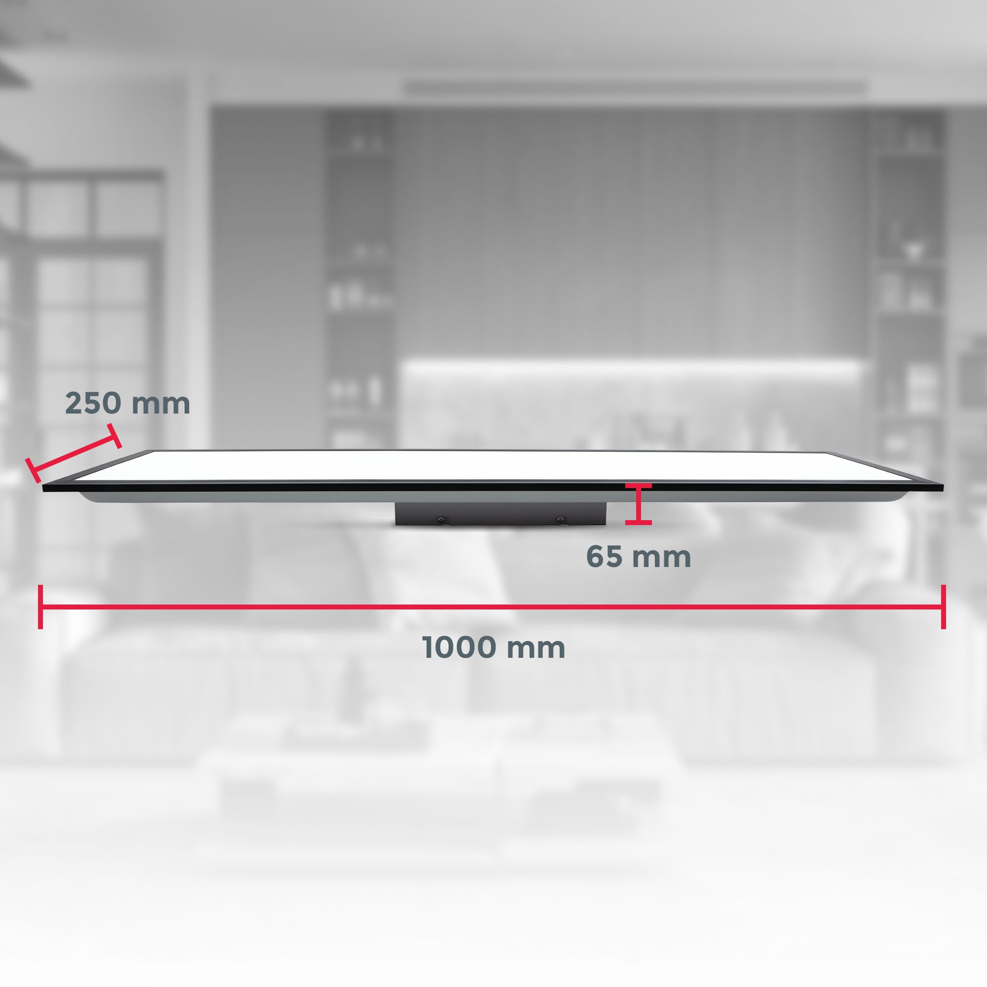 B.K.Licht Led-plafondlamp BKL1498 CCT plafondlamp met afstandsbediening, ultra dun, LED paneel
