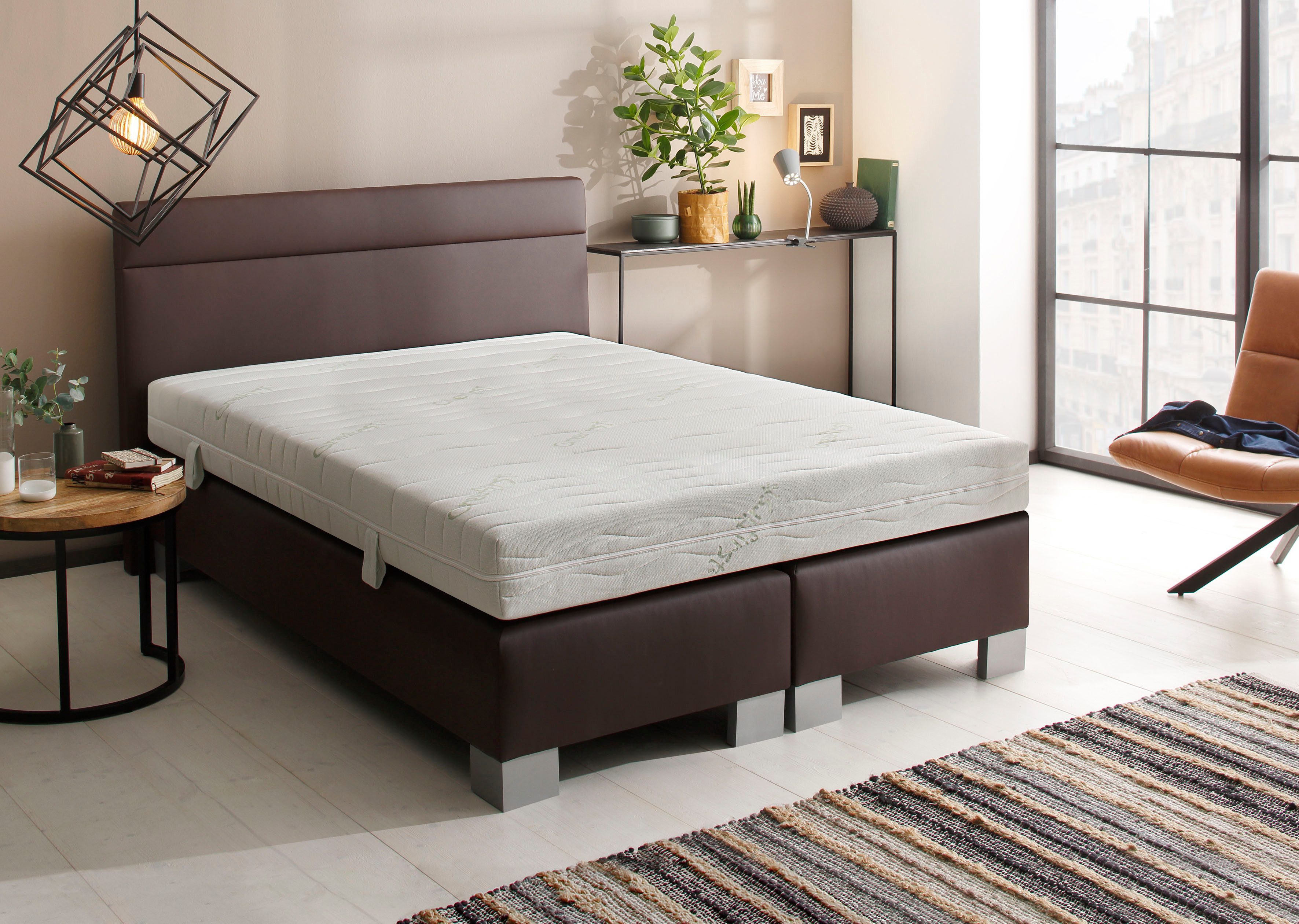 Beco Comfortschuimmatras Active Greenfirst hoogte 18 cm (set) comfortschuim matrassen maat 90 cm x 190 cm x 18 cm wit