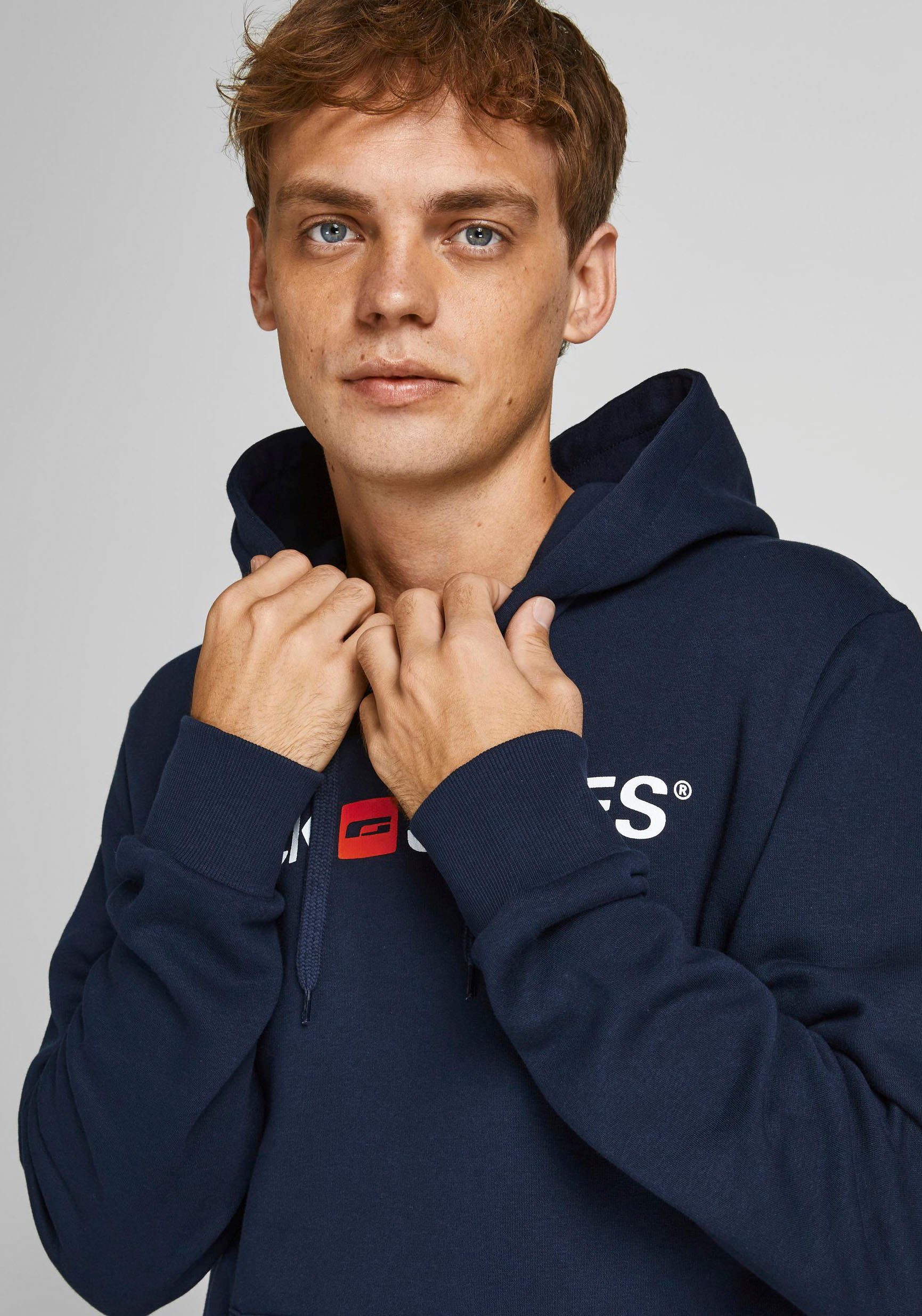 Jack & Jones Hoodie CORP OLD LOGO SWEAT HOOD (2-delig, Set van 2)