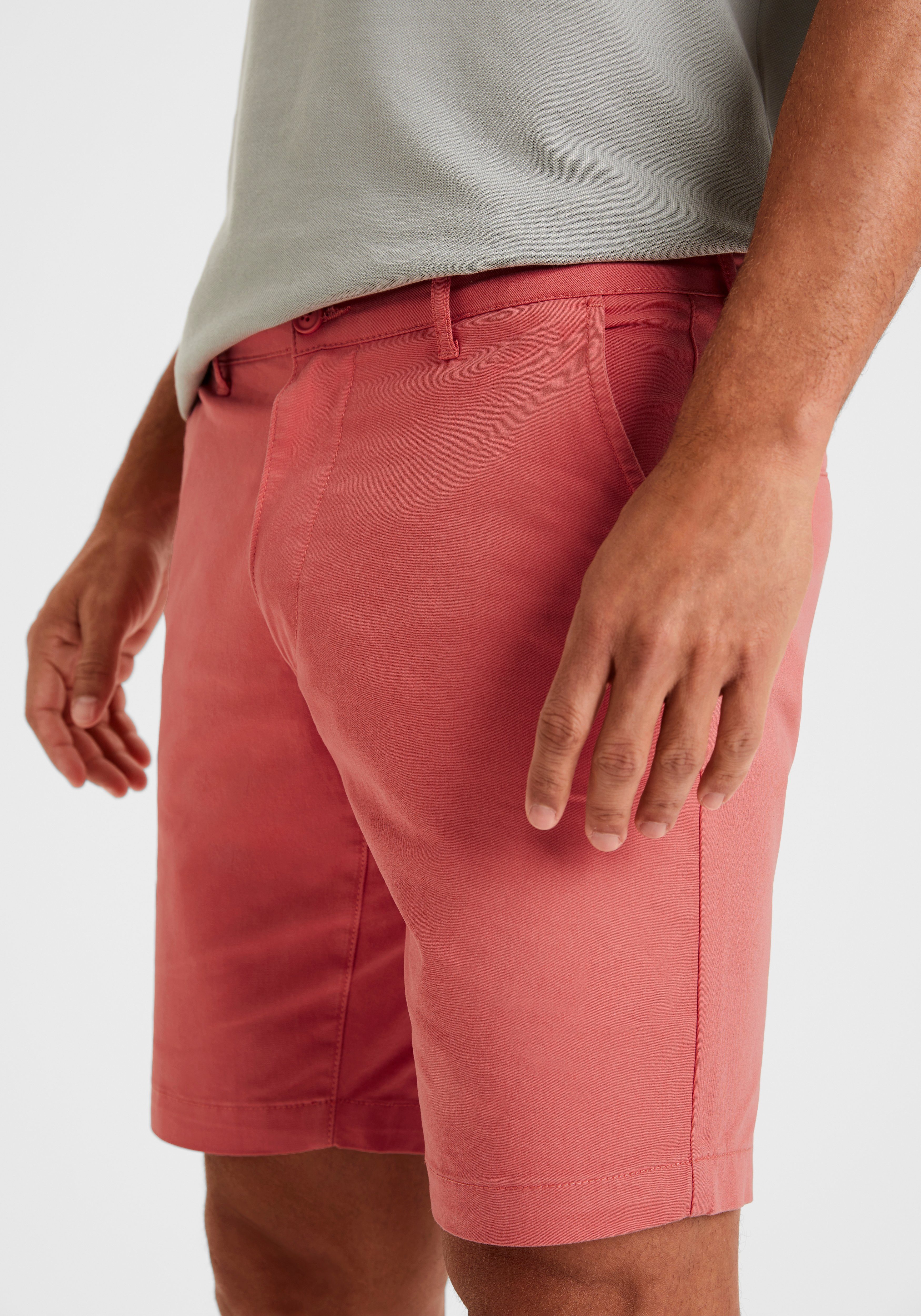 H.I.S Chino-short Regular fit Shorts van elastische katoenkwaliteit