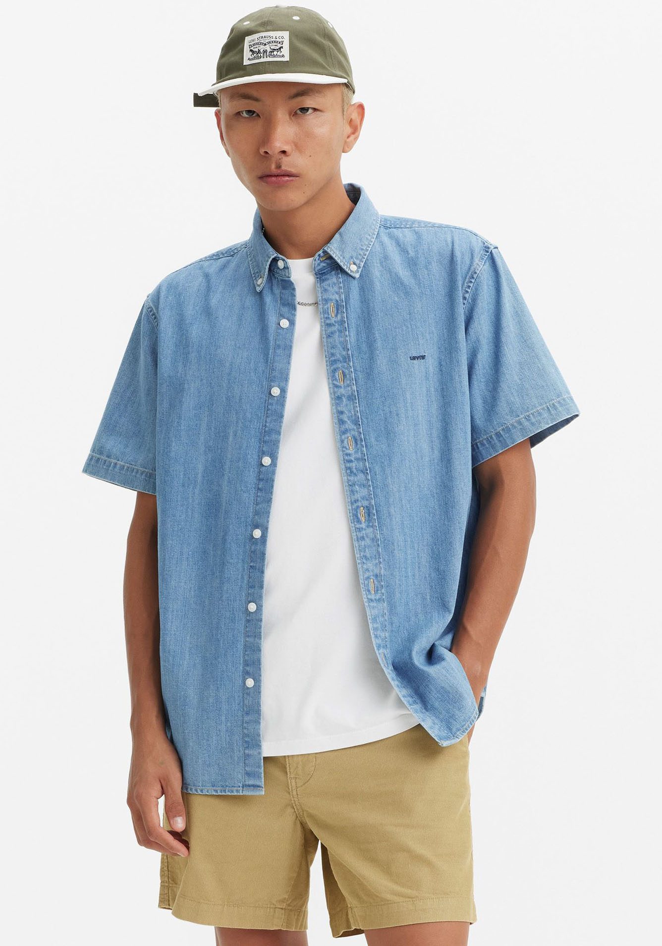 Levi's® Jeans overhemd SS AUTHENTIC BUTTON DOWN