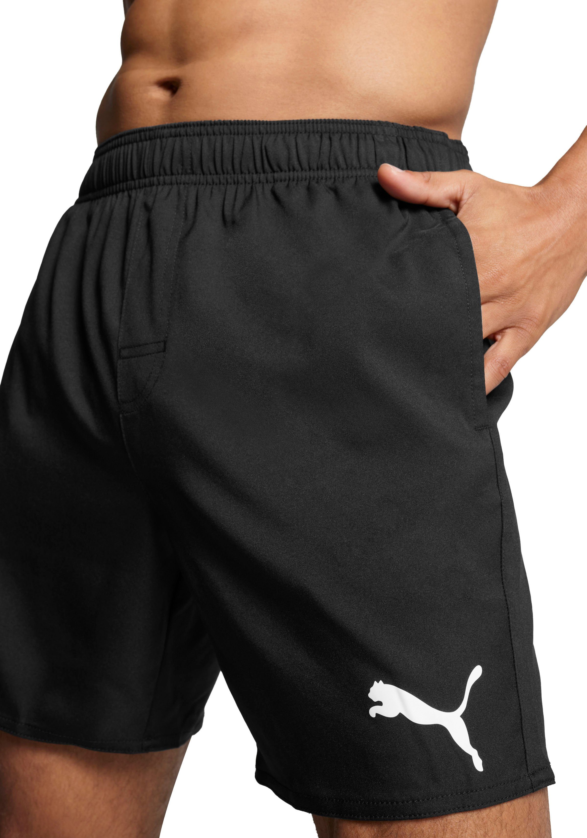 PUMA Zwemshort PUMA SWIM MEN MID SHORTS met elastische tailleband, zijzakken