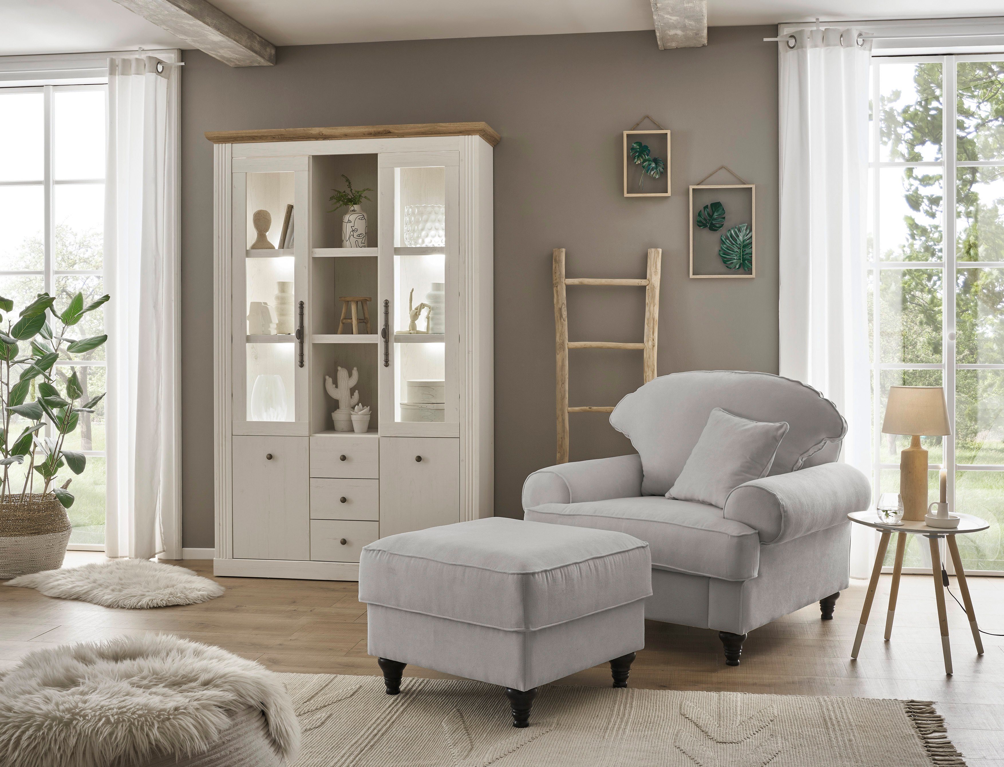 Home affaire Fauteuil Westminster met binnenveringsinterieur (set, 2 stuks)