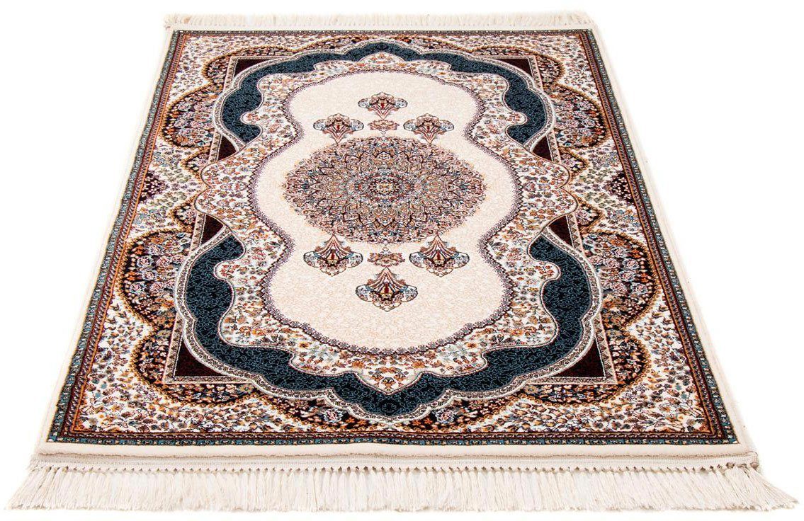 morgenland Oosters tapijt NIKA oosterse vloerkleden maat 100 cm x 100 cm x 9 mm beige