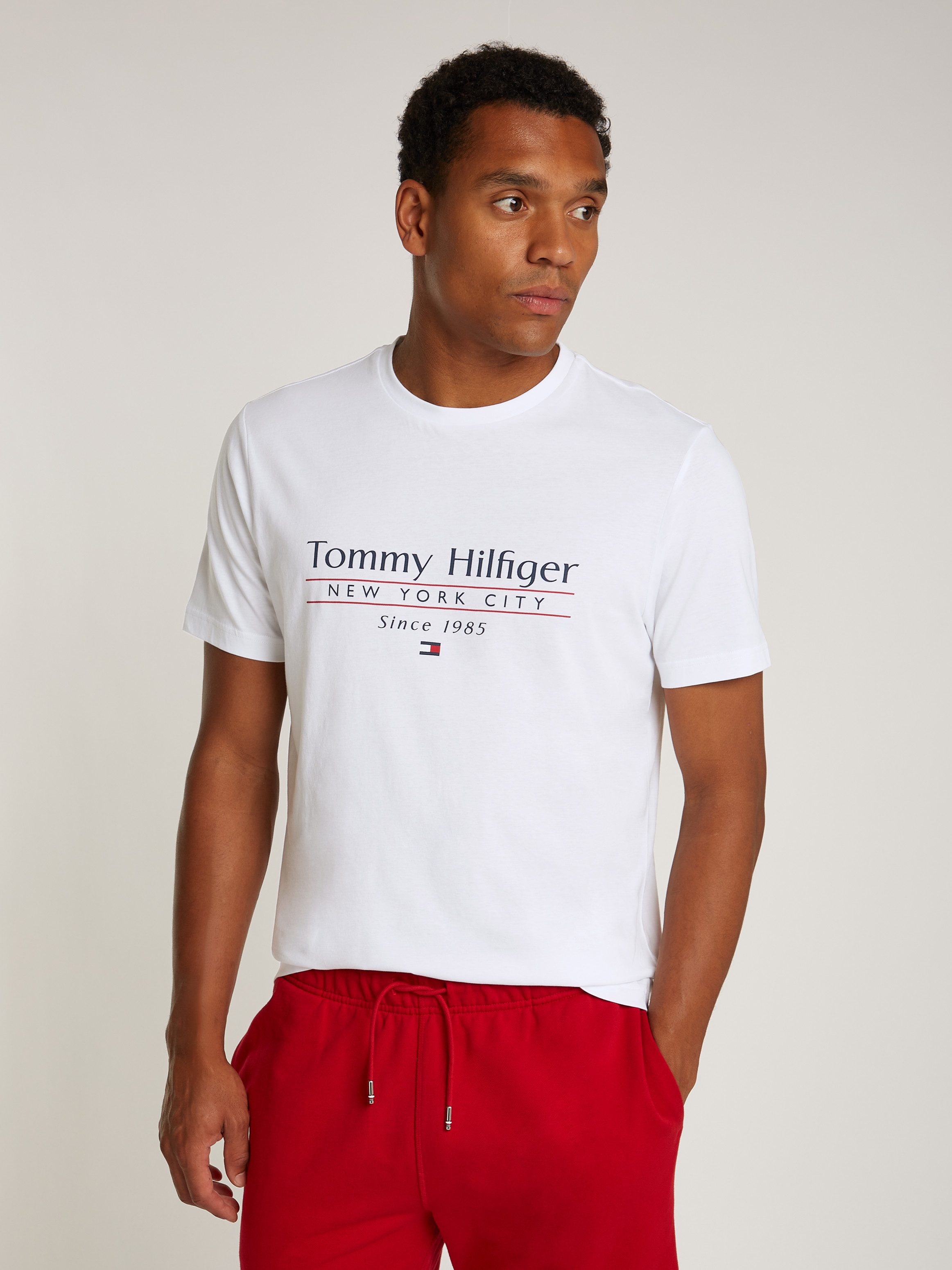 Tommy Hilfiger T-shirt HILFIGER CENTER STACK TEE