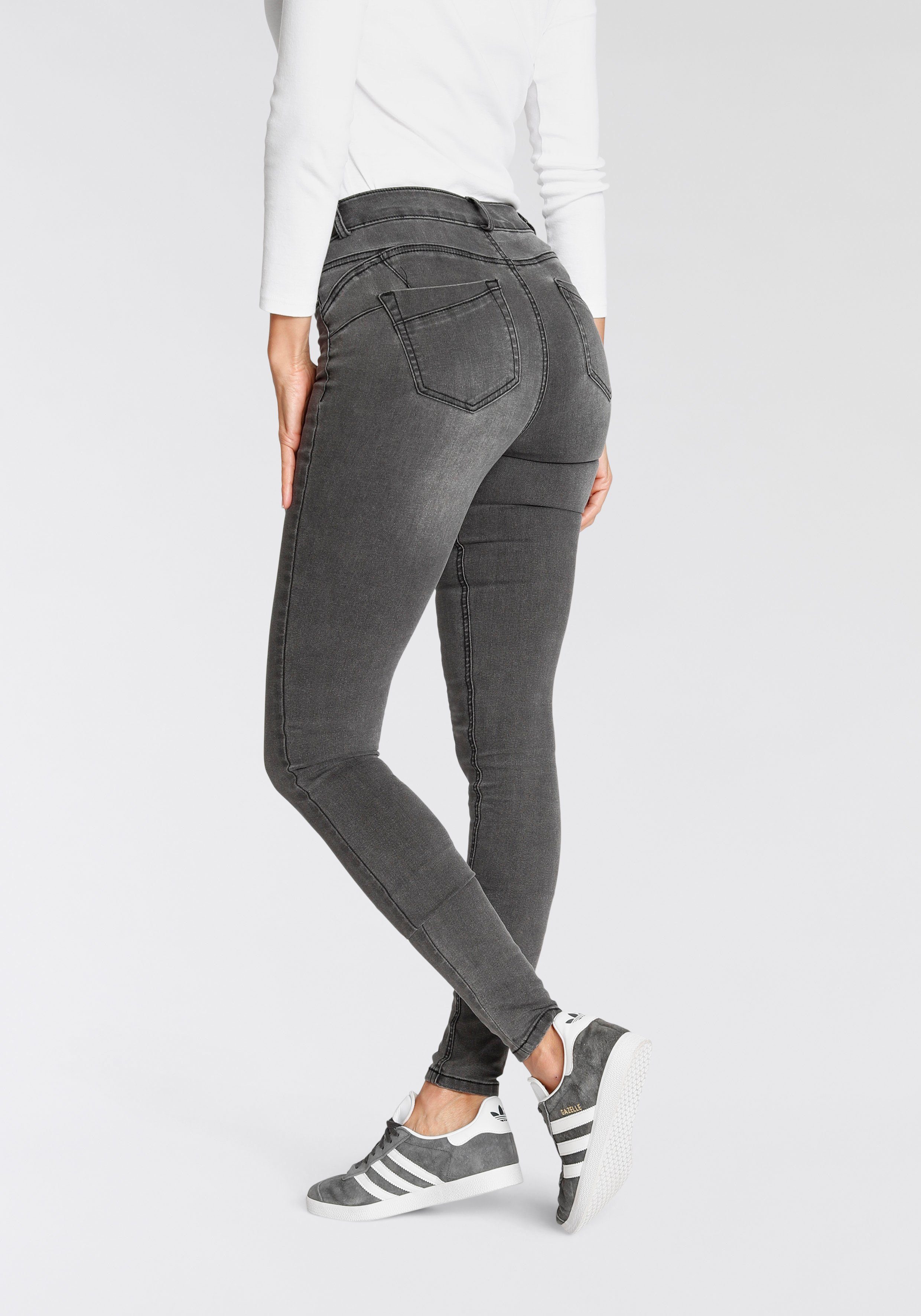 Arizona Skinny fit jeans Ultra Stretch skinny-fit, geaccentueerde taille, shaping-effect, high waist