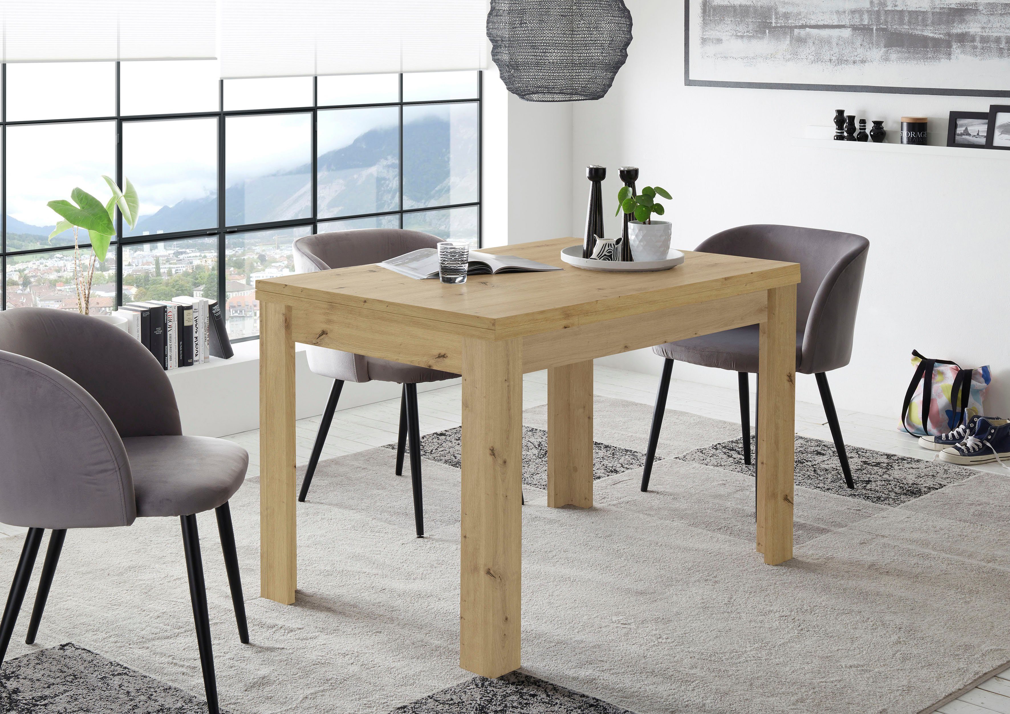 Mäusbacher Eettafel Monti BESTSELLER!, tafel, keukentafel, uitschuifbare tafel tot 280 cm