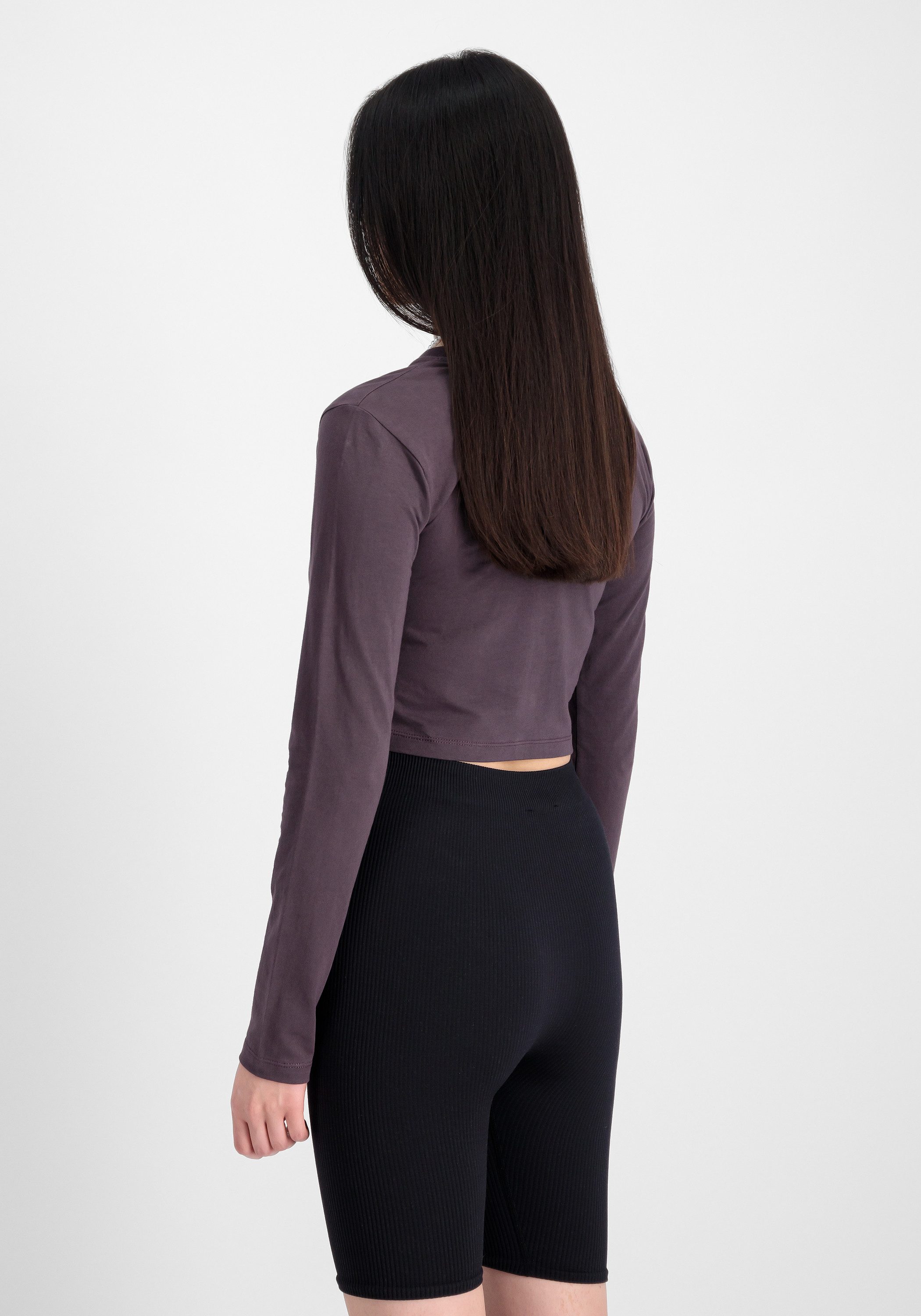 Alpha Industries Sweater Alpha Industries Women - Longsleeves Basic Cropped Longsleeve W