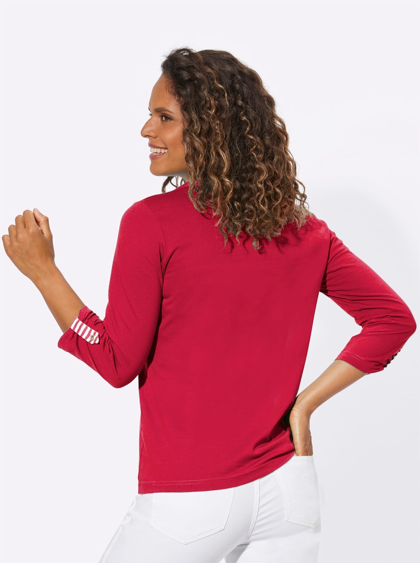 Casual Looks Shirt met 3/4-mouwen Shirt (1-delig)