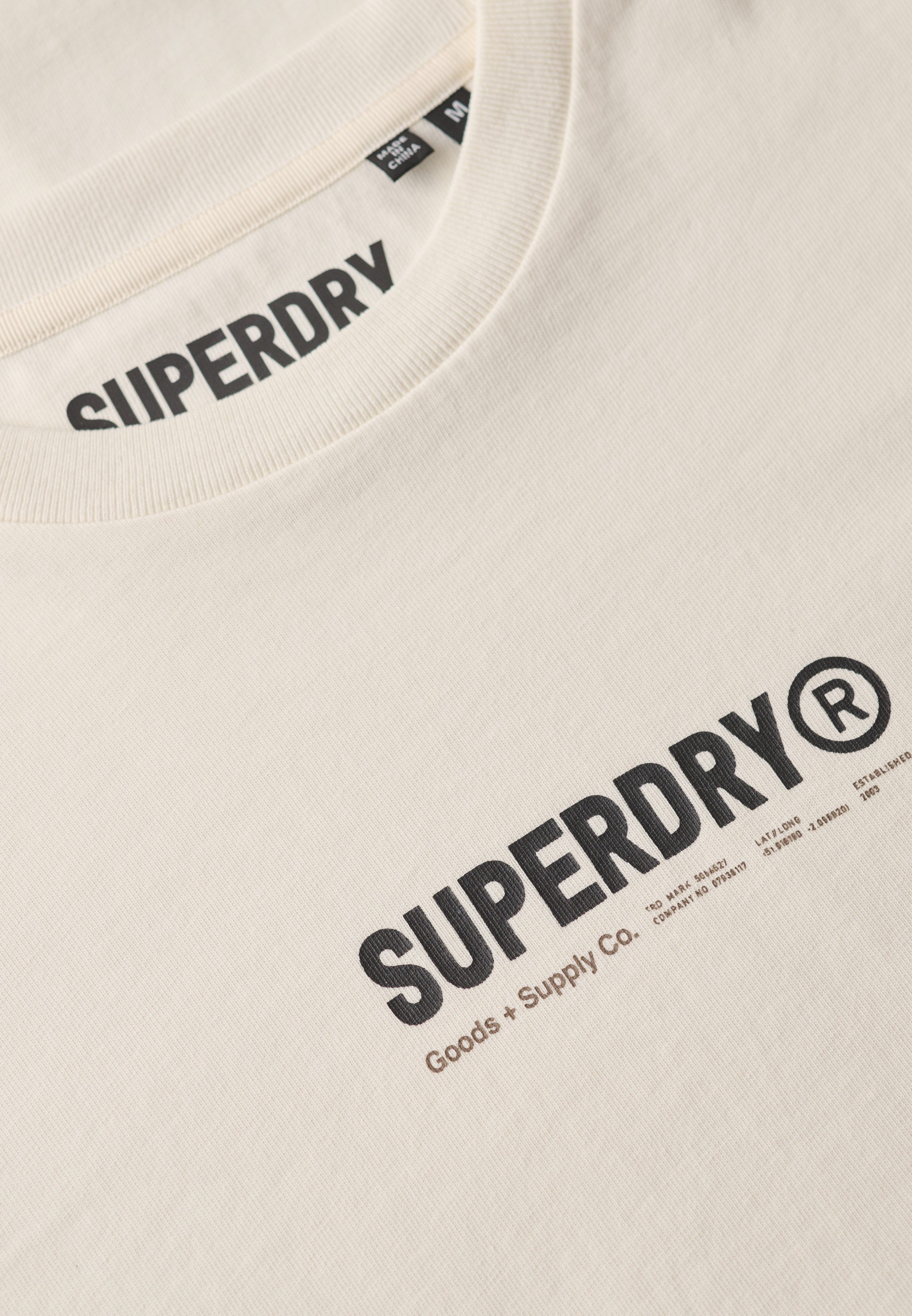 Superdry Shirt met ronde hals UTILITY SPORT GRAPHIC T SHIRT