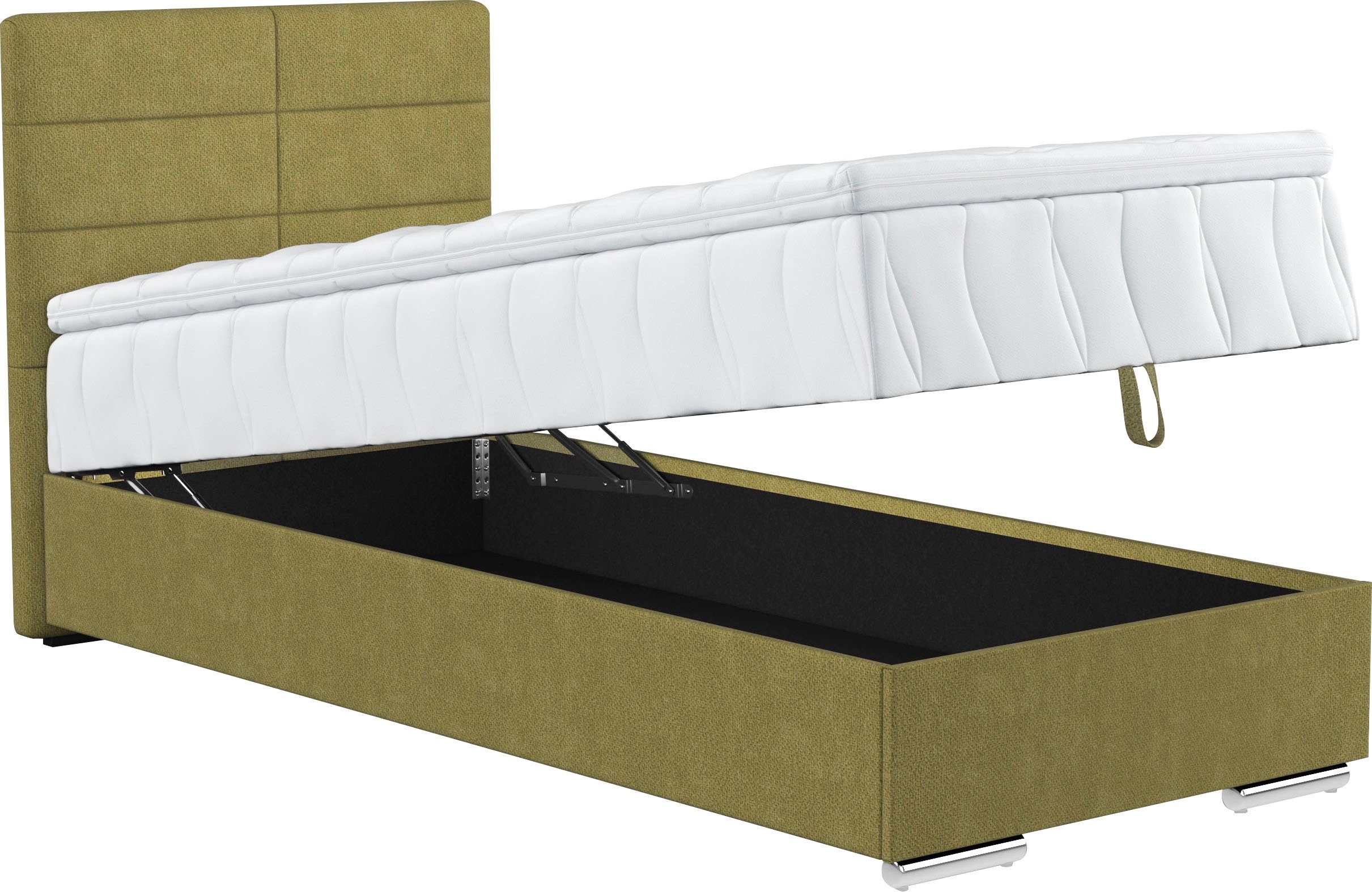 COTTA Boxspring Tom met bedkist, topmatras en sierkussen