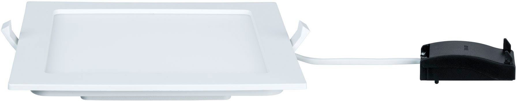 Paulmann Led-plafondlamp Paneel dimbare badkamerlamp wit vierkant 9W IP44 spatwaterdicht (1 stuk)