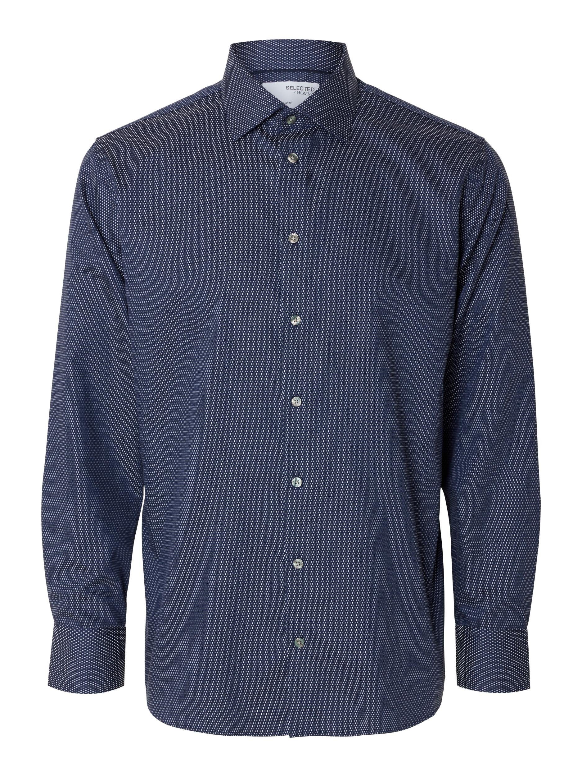 SELECTED HOMME Overhemd met lange mouwen SLHREGDUKE-NON IRON SHIRT LS NOOS