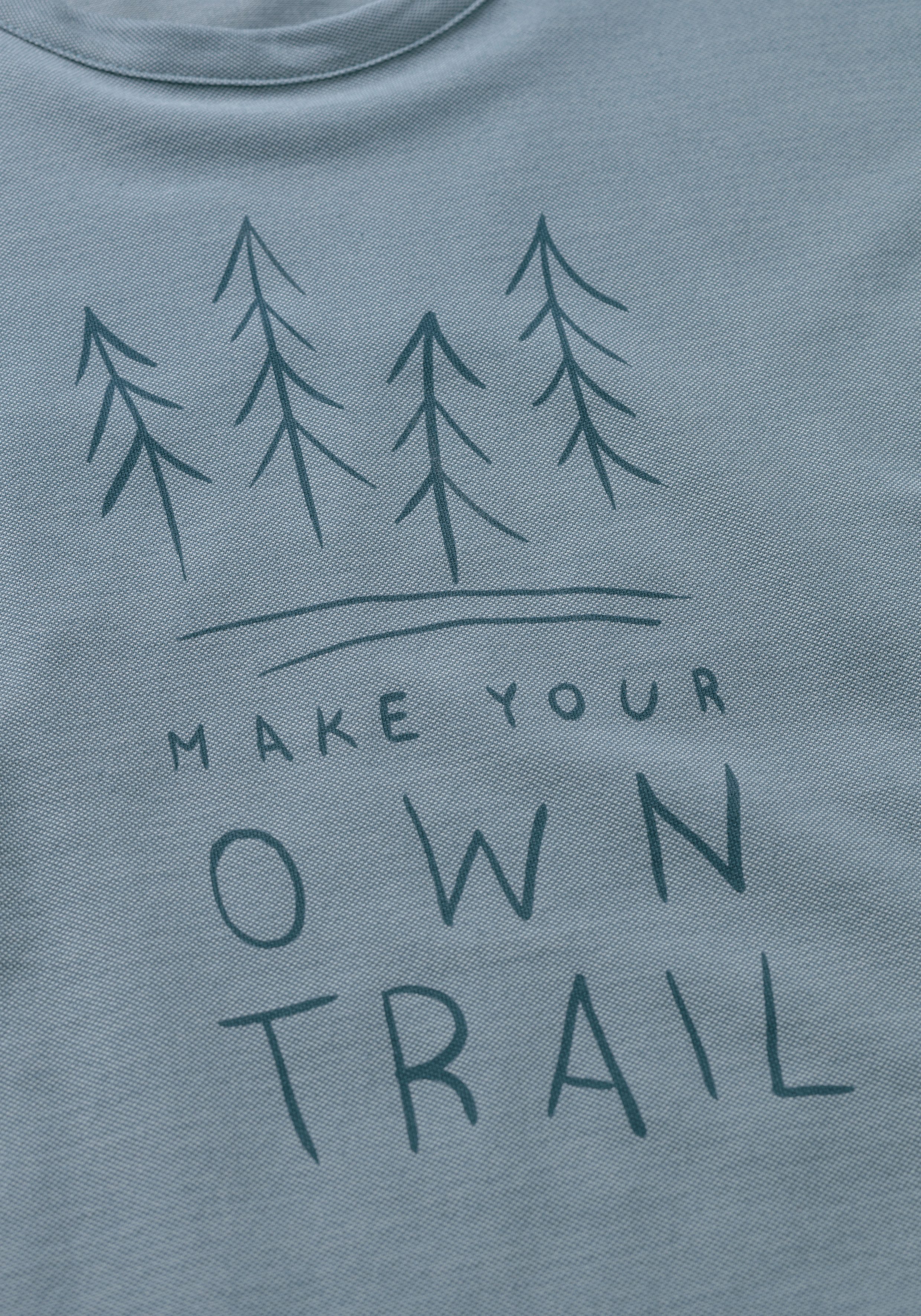 Maier Sports T-shirt Balsarea M Heren functioneel shirt, vrijetijdsshirt met print, regular fit