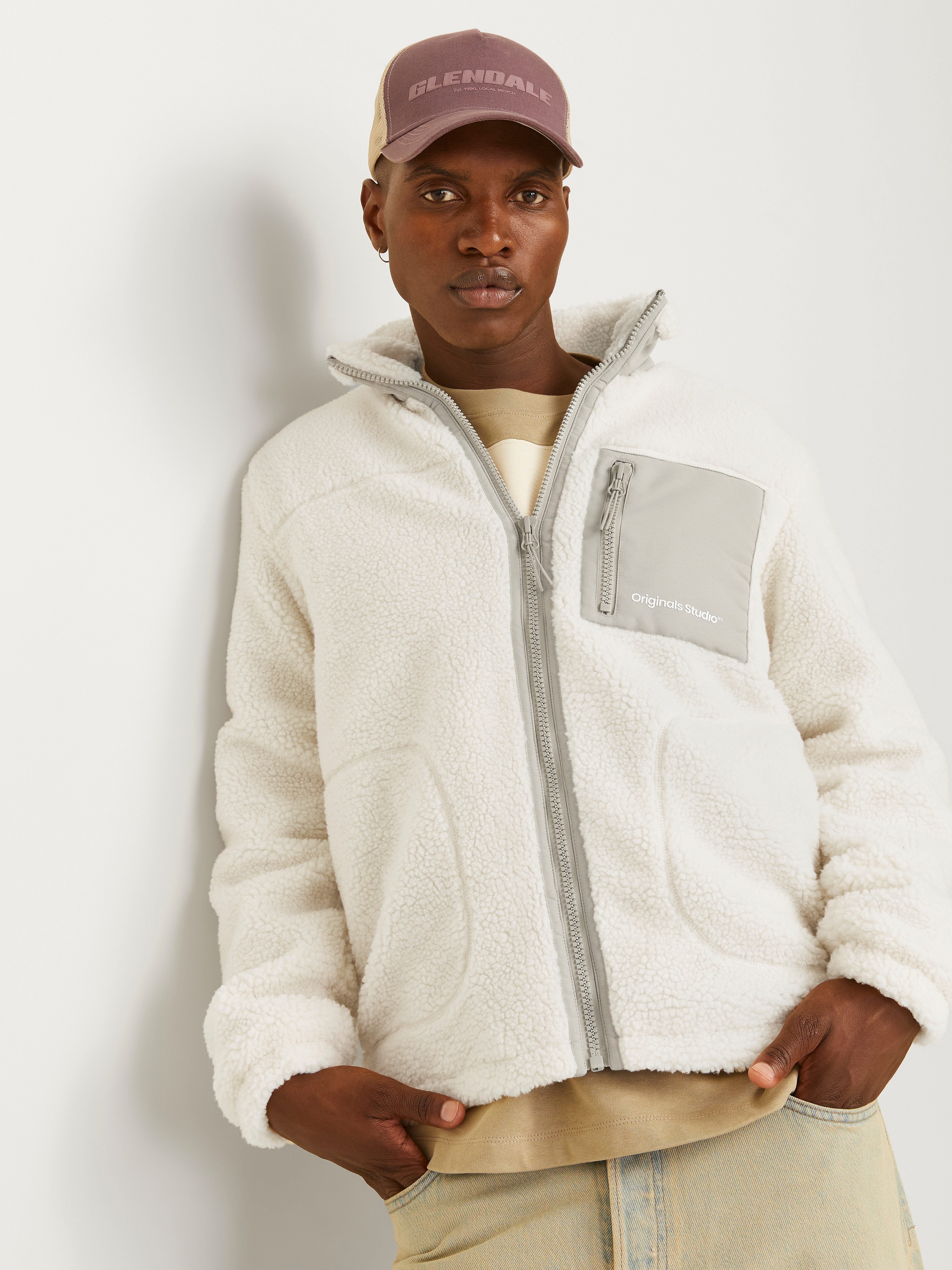 Jack & Jones Kort jack JORVESTERBRO TEDDY JACKET AW24 NOOS