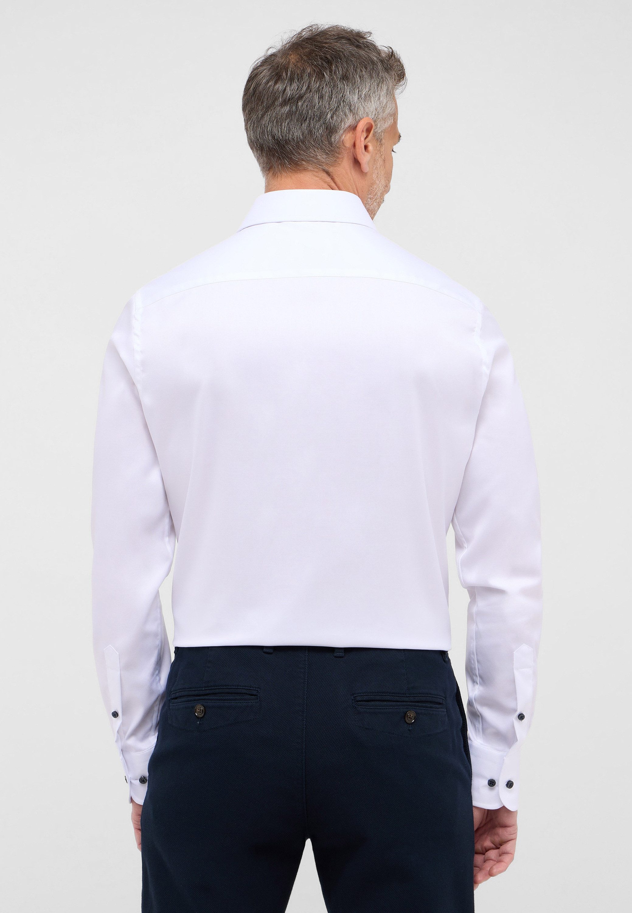 Eterna Overhemd met lange mouwen Slim fit NON IRON (strijkvrij)