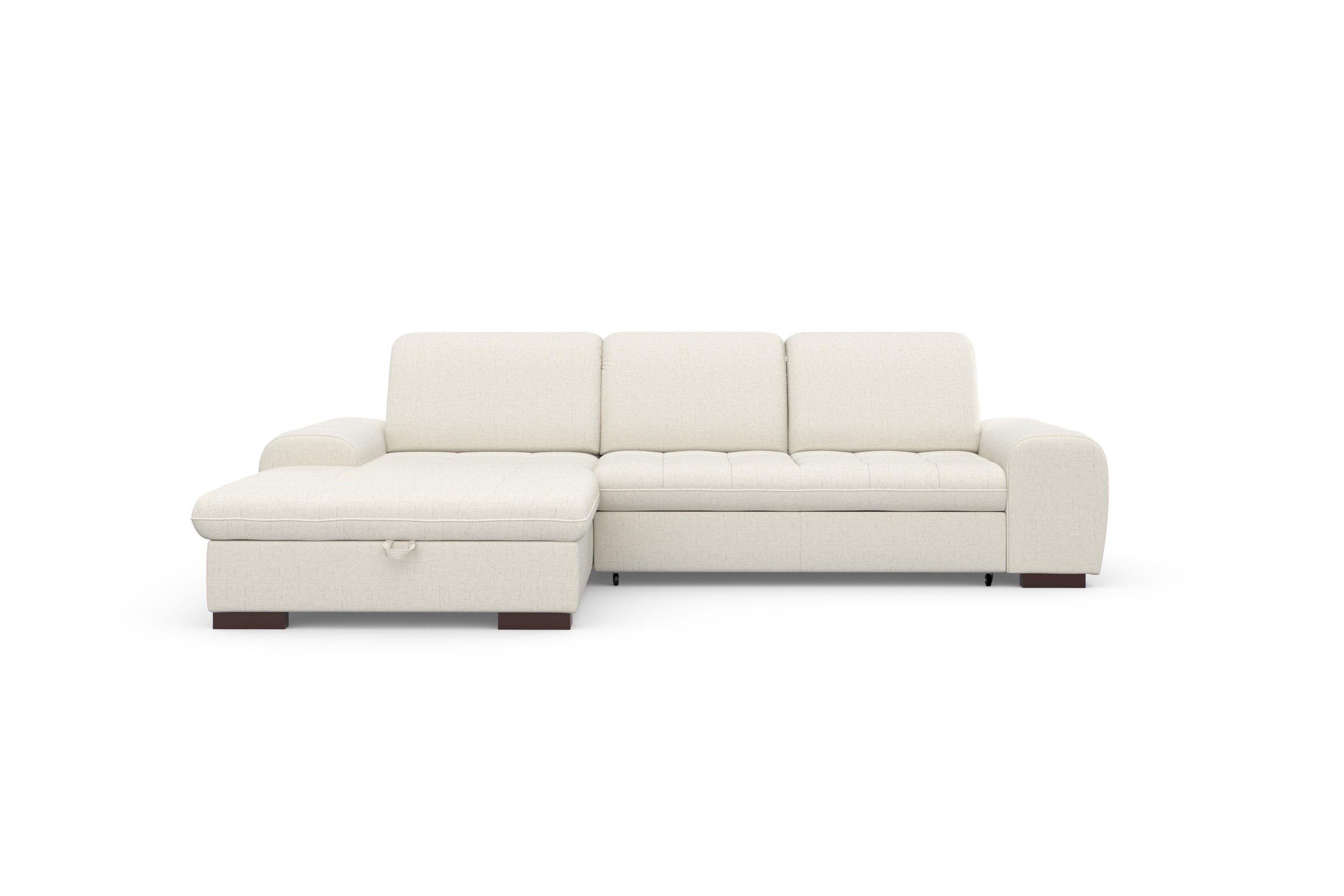 sit&more Hoekbank Luxor L-vorm naar keuze met slaapfunctie, bedkist en verstelbare hoofdsteun