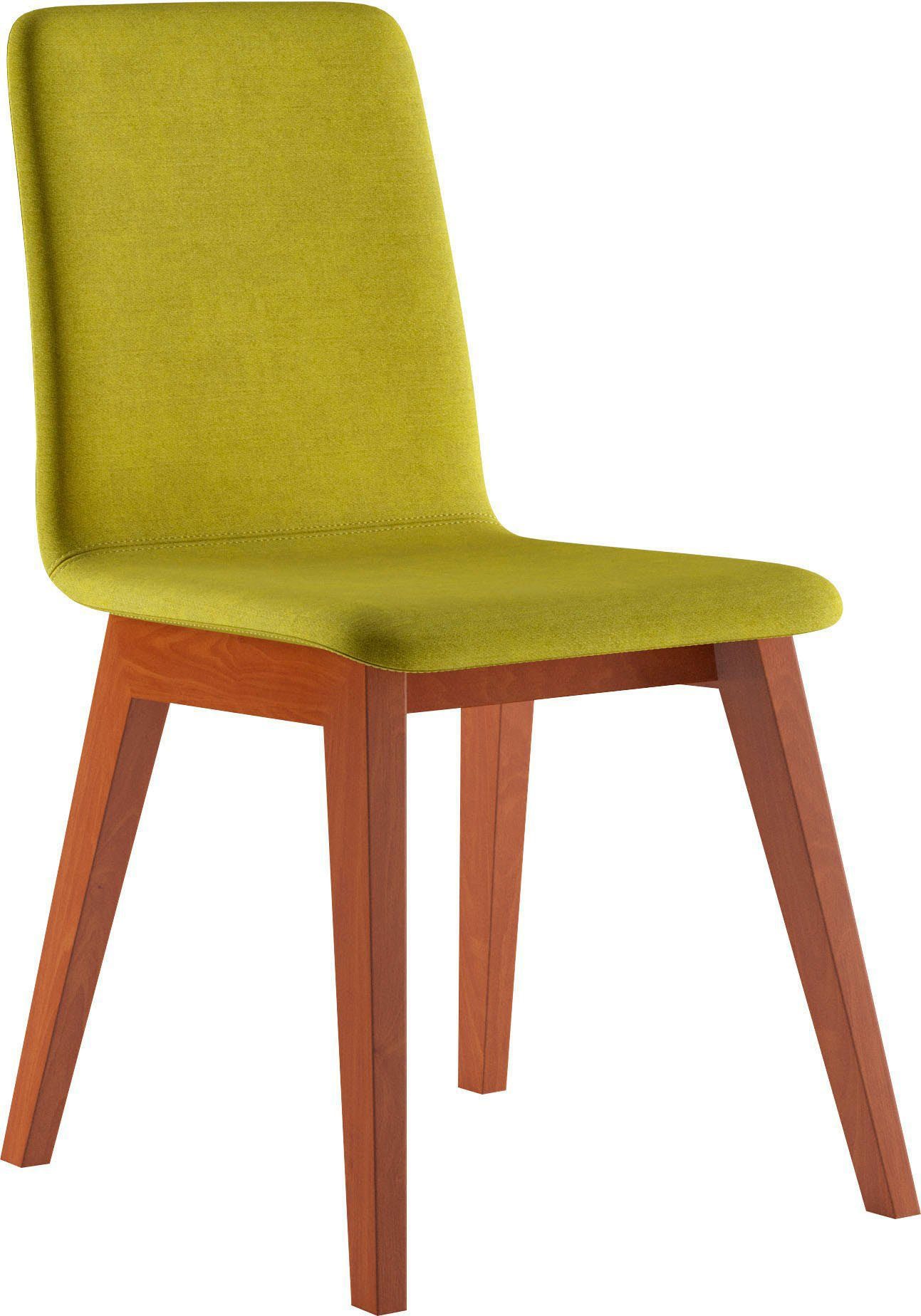 INOSIGN Stoel Sandy met verschillende stoelpootkleuren en kleurvarianten, zithoogte 47 cm (2 stuks)