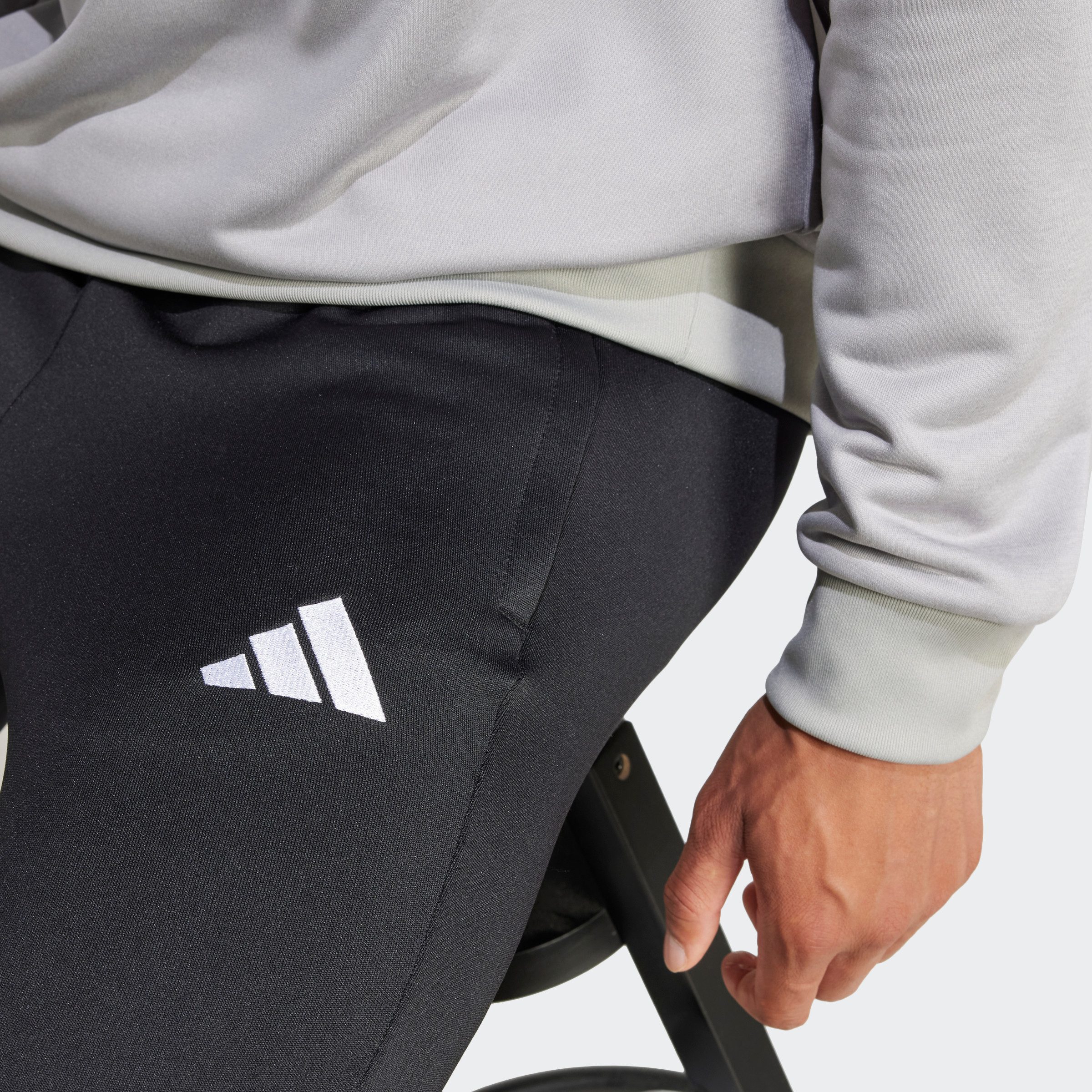 adidas Sportswear Trainingspak M BL FT HD TS van zacht french-terry materiaal, hoodie (2-delig)