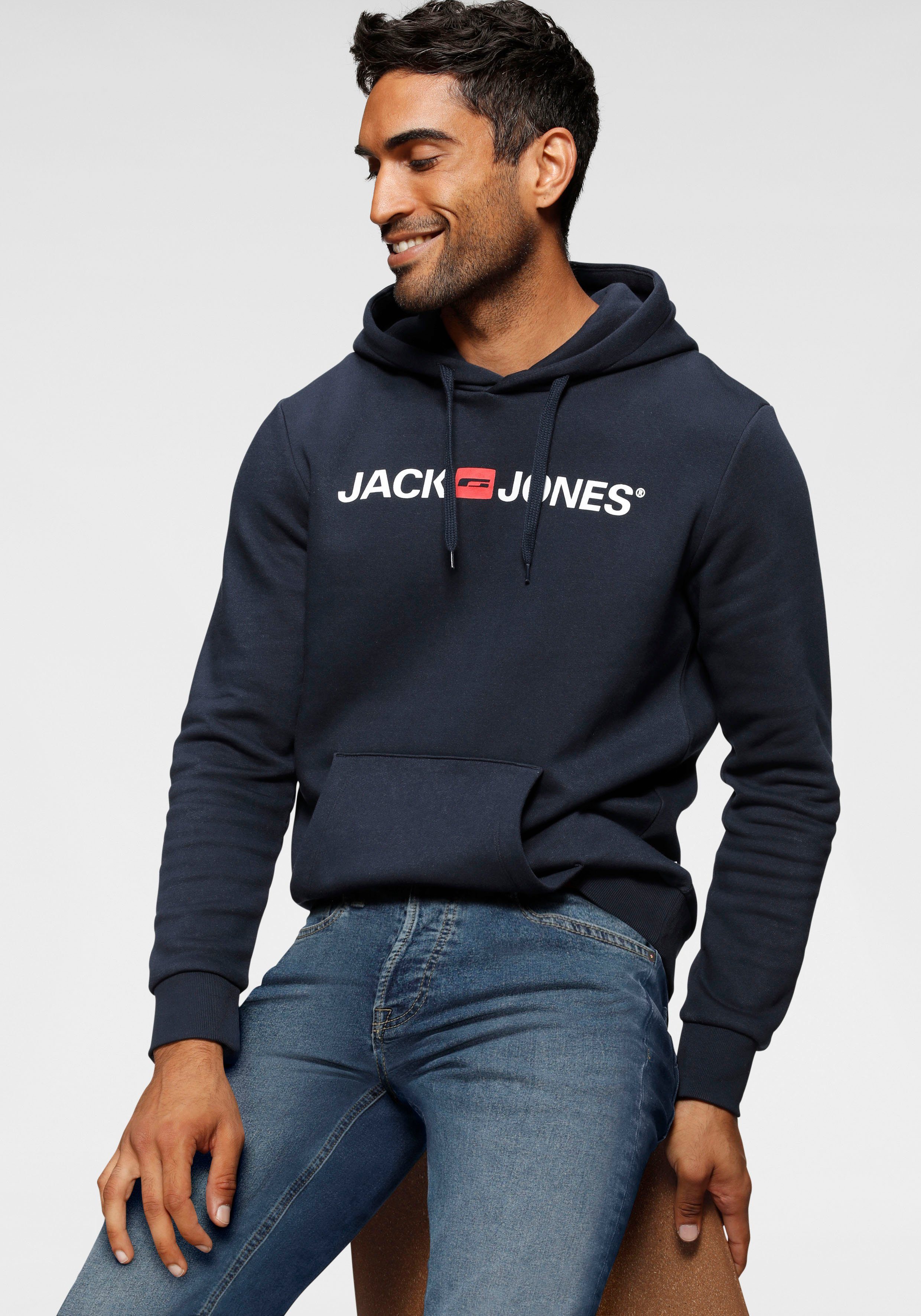 Jack & Jones Hoodie Logo Hoodie Oldschool