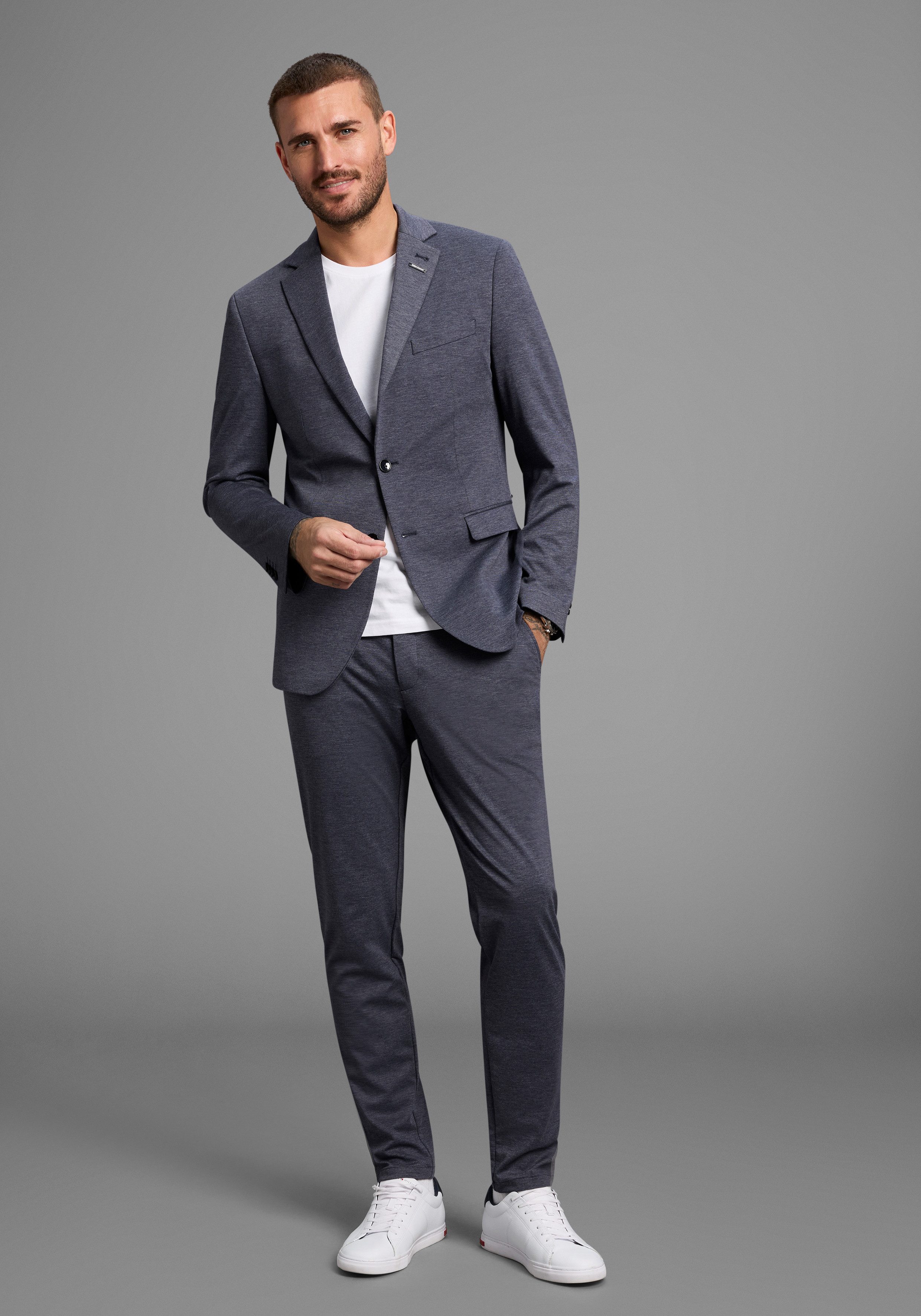 Bruno Banani Pak Jersey elastische kwaliteit (2-delig, Colbert & broek)