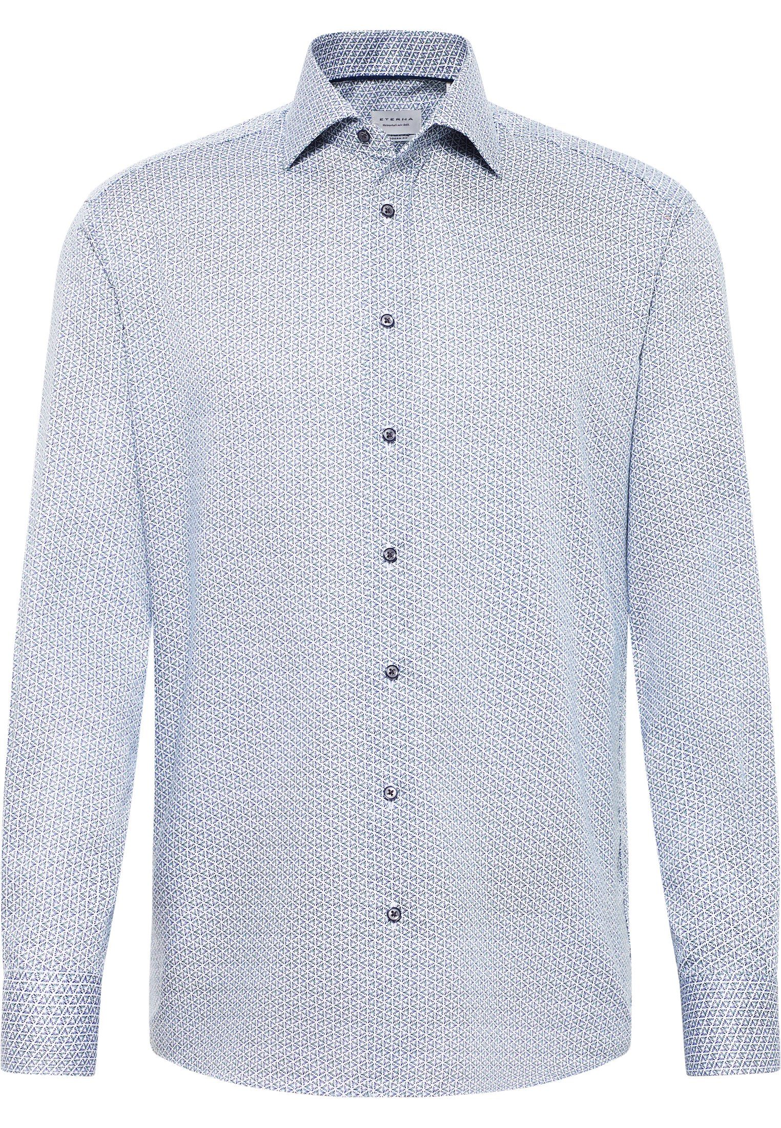 Eterna Overhemd met lange mouwen MODERN FIT NON IRON (strijkvrij)