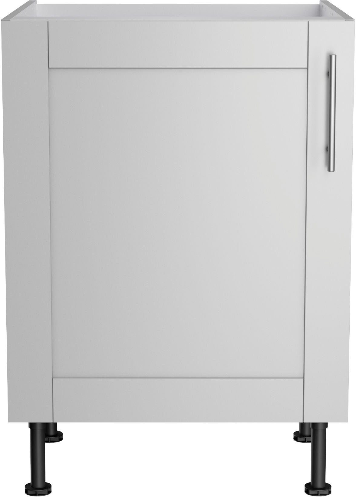 OPTIFIT Gootsteenkast Ahus Breedte 60 cm gootsteenkasten grijs