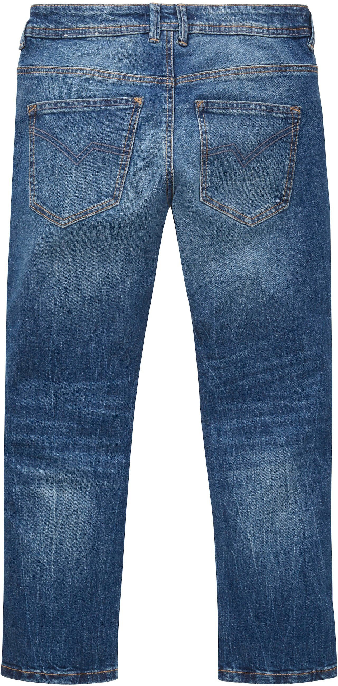 Tom Tailor 5-pocket jeans John met een sterke wassing