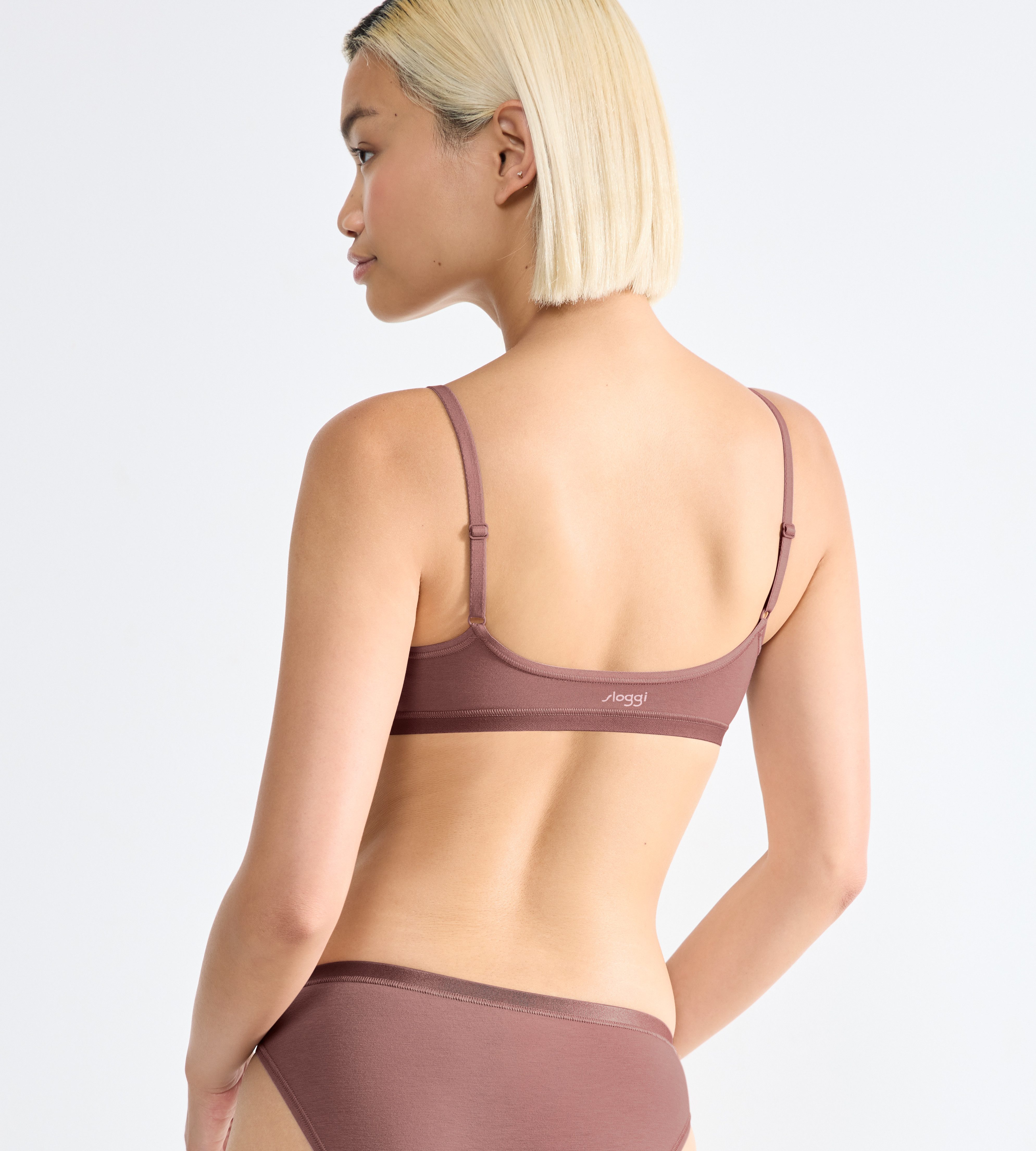 Sloggi Bustier GO Daily Cotton Top glans-effect details