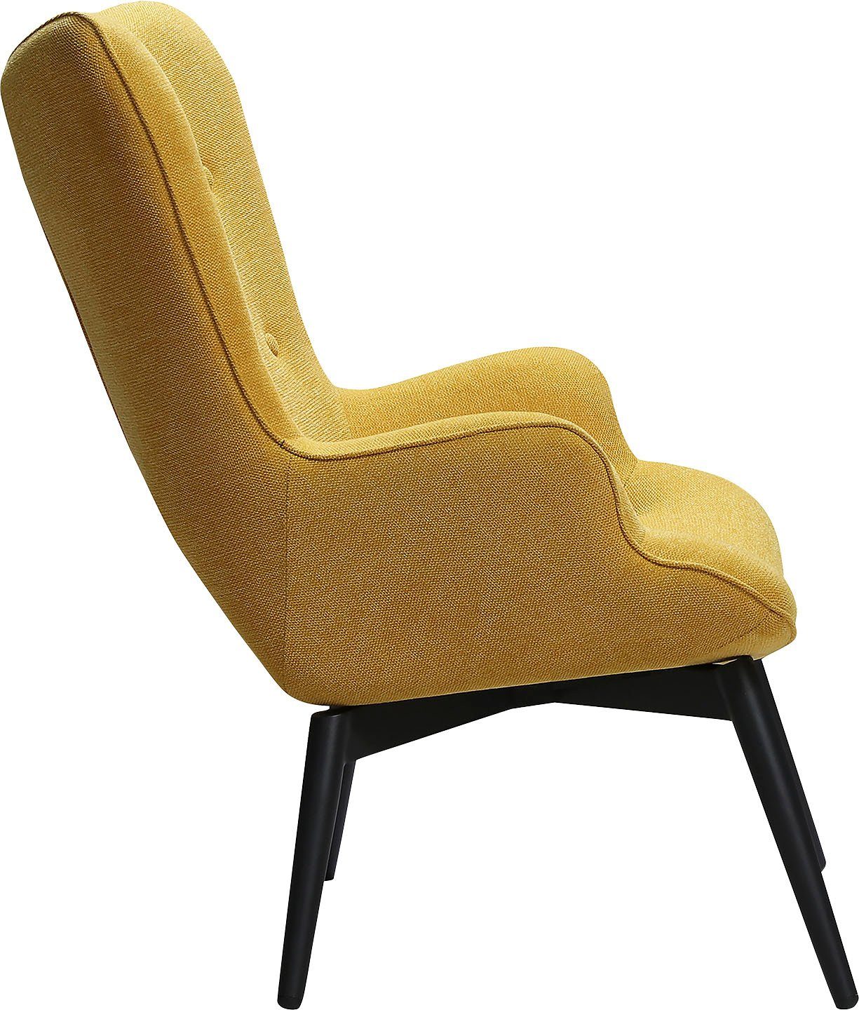 SalesFever Fauteuil Decoratieve knopen in de rugleuning (1 stuk)