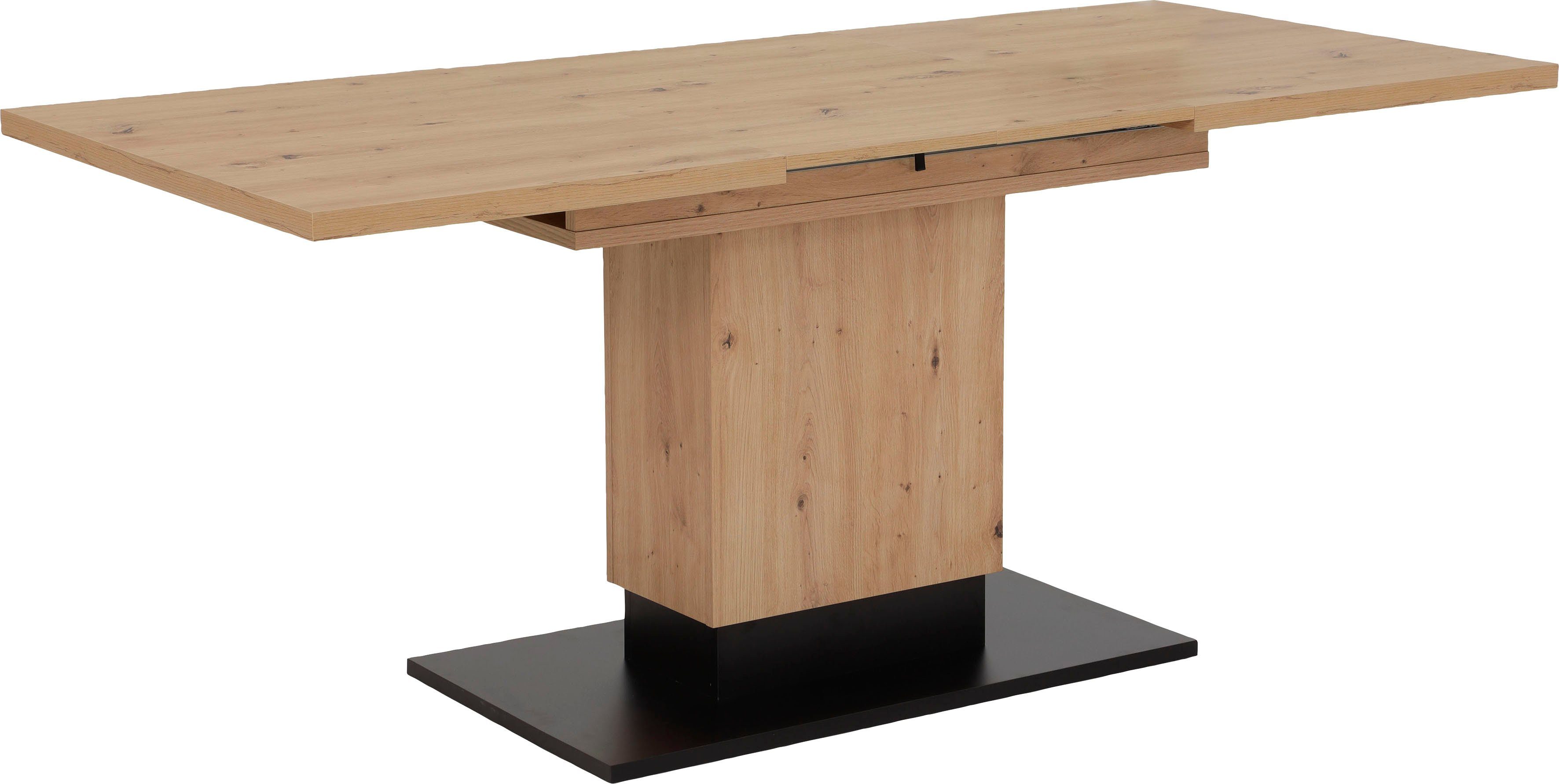 HELA Eettafel op zuil Lorena T uittrekbaar 120-180 cm