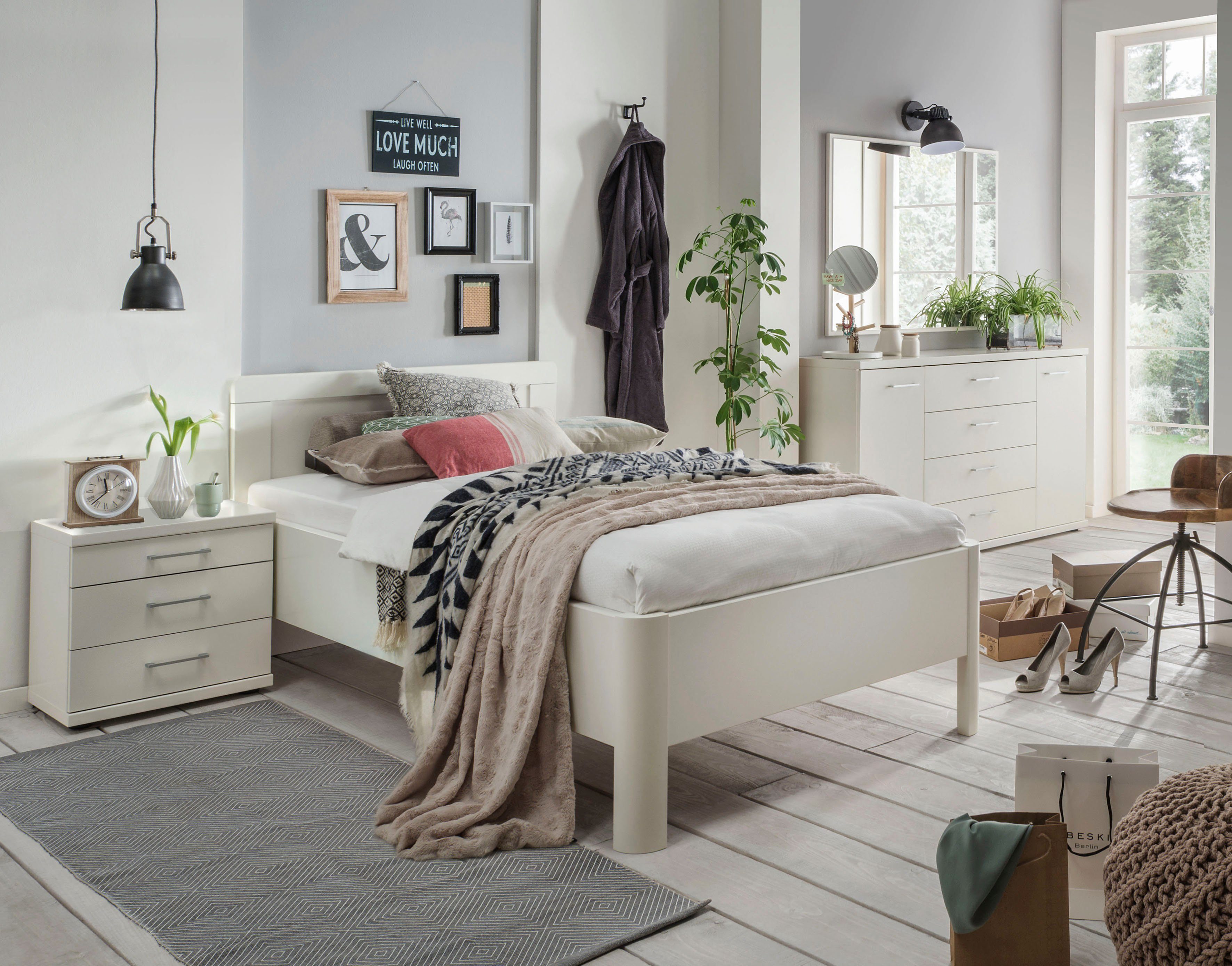 WIEMANN Houten bed Bern viervoudig verstelbare lighoogte