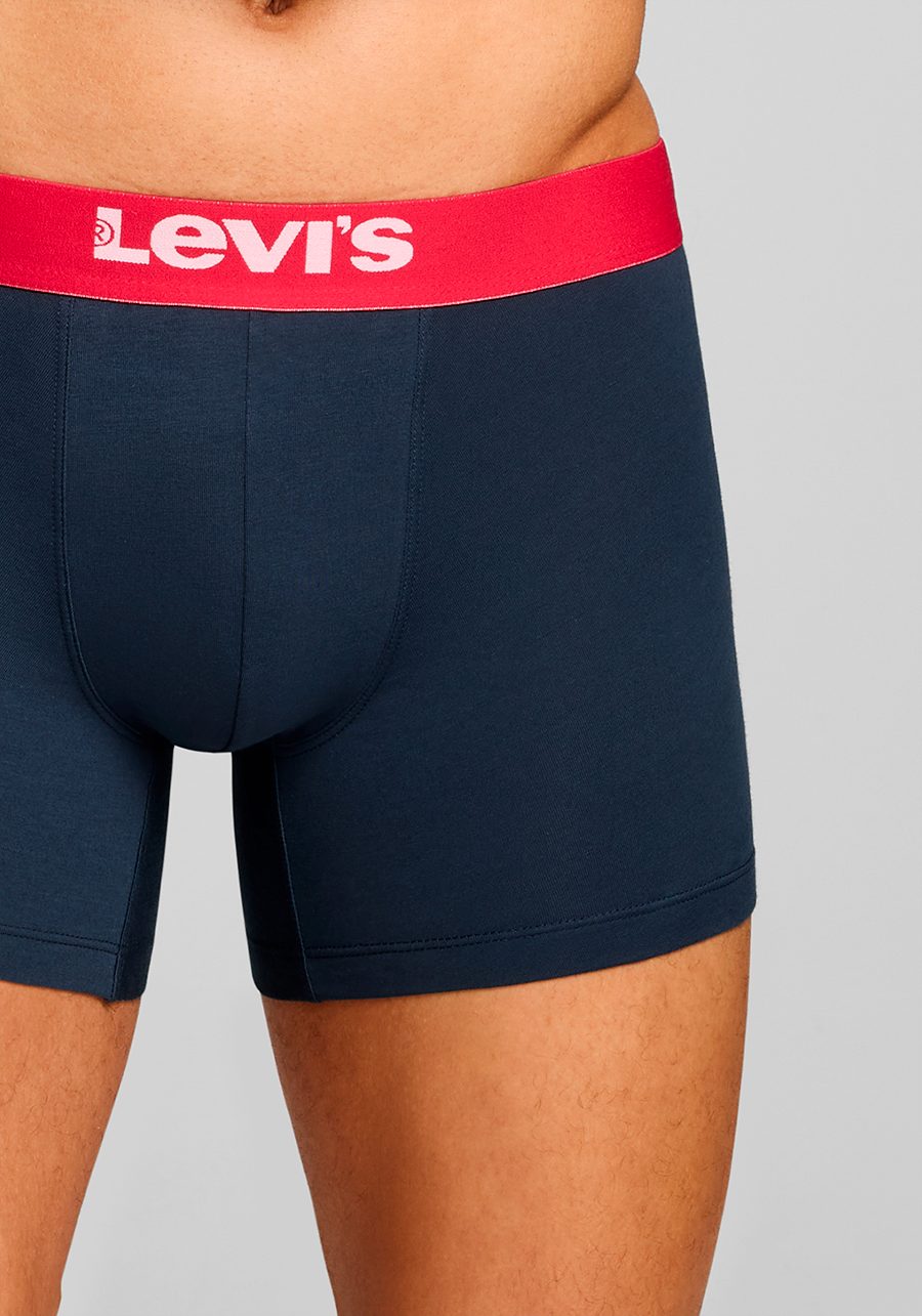 Levi's® Boxershort LEVIS MEN SLD BASC BOXER BRIEF ORG CO 2P (Set van 2)