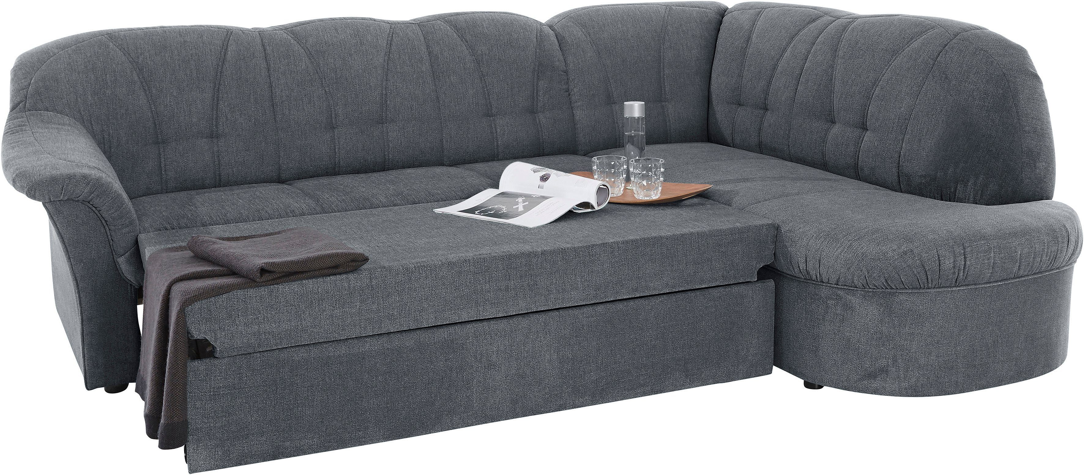 DOMO collection Hoekbank Pegnitz, elegante rugsteppingen, tijdloze vormtaal, L-vorm