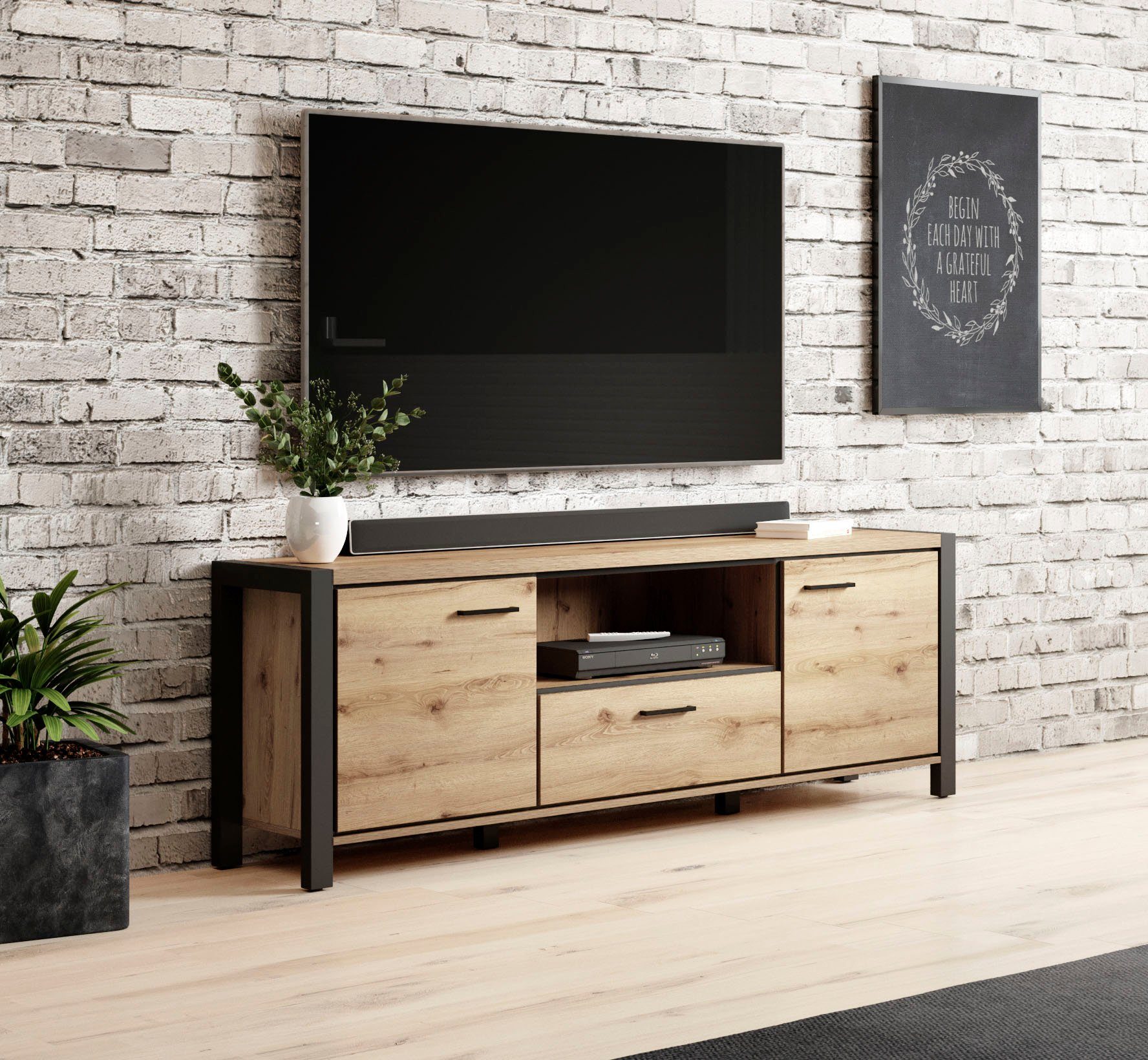 Home affaire Tv-meubel Aktiv Breedte 180 cm