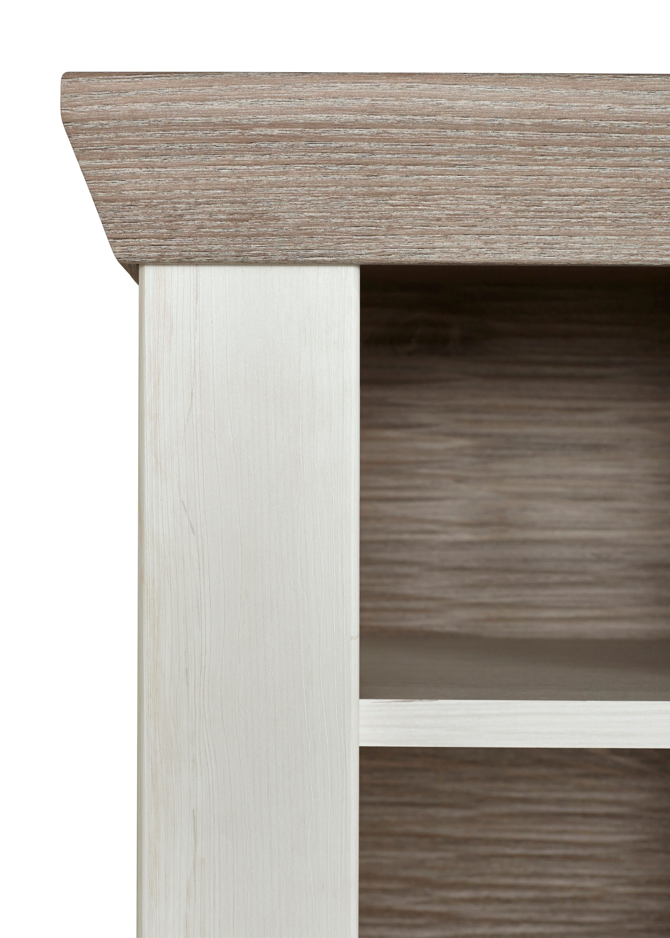set one by Musterring Wandmeubel York Combinatie 01, in 3 kleurvarianten, totale breedte 374 cm (set, 4-delig)