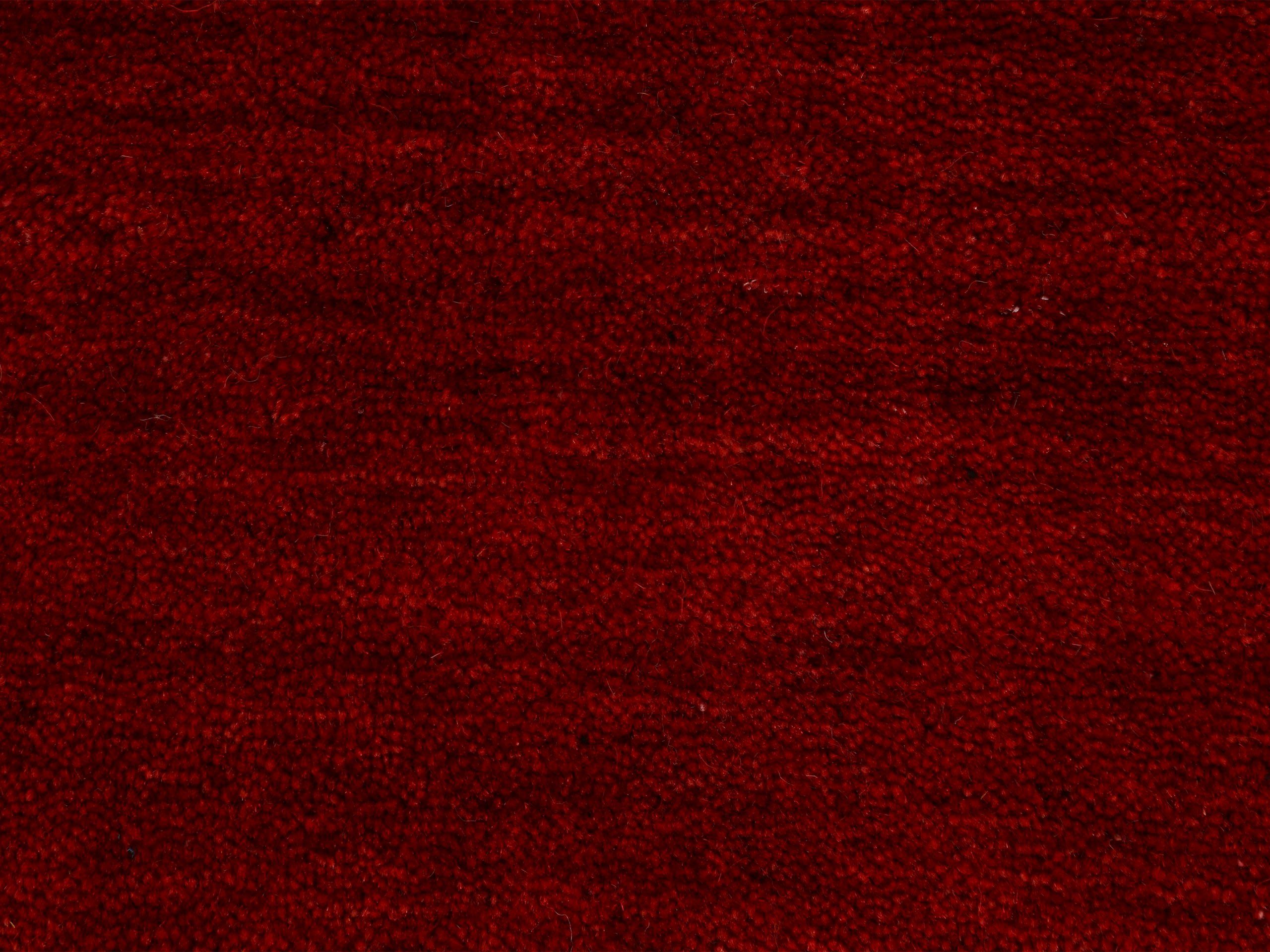 carpetfine Wollen kleed Gabbeh Uni, ook verkrijgbaar als loper en rond pure wol, handgeweven, gabbeh loom dierenmotief, grote kleurkeuze