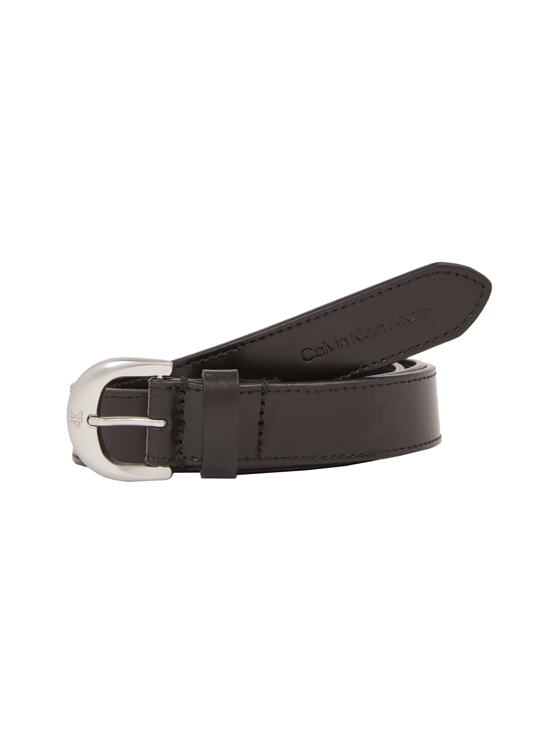 Calvin Klein Leren riem CLASSIC ROUND LTHR BELT 25MM