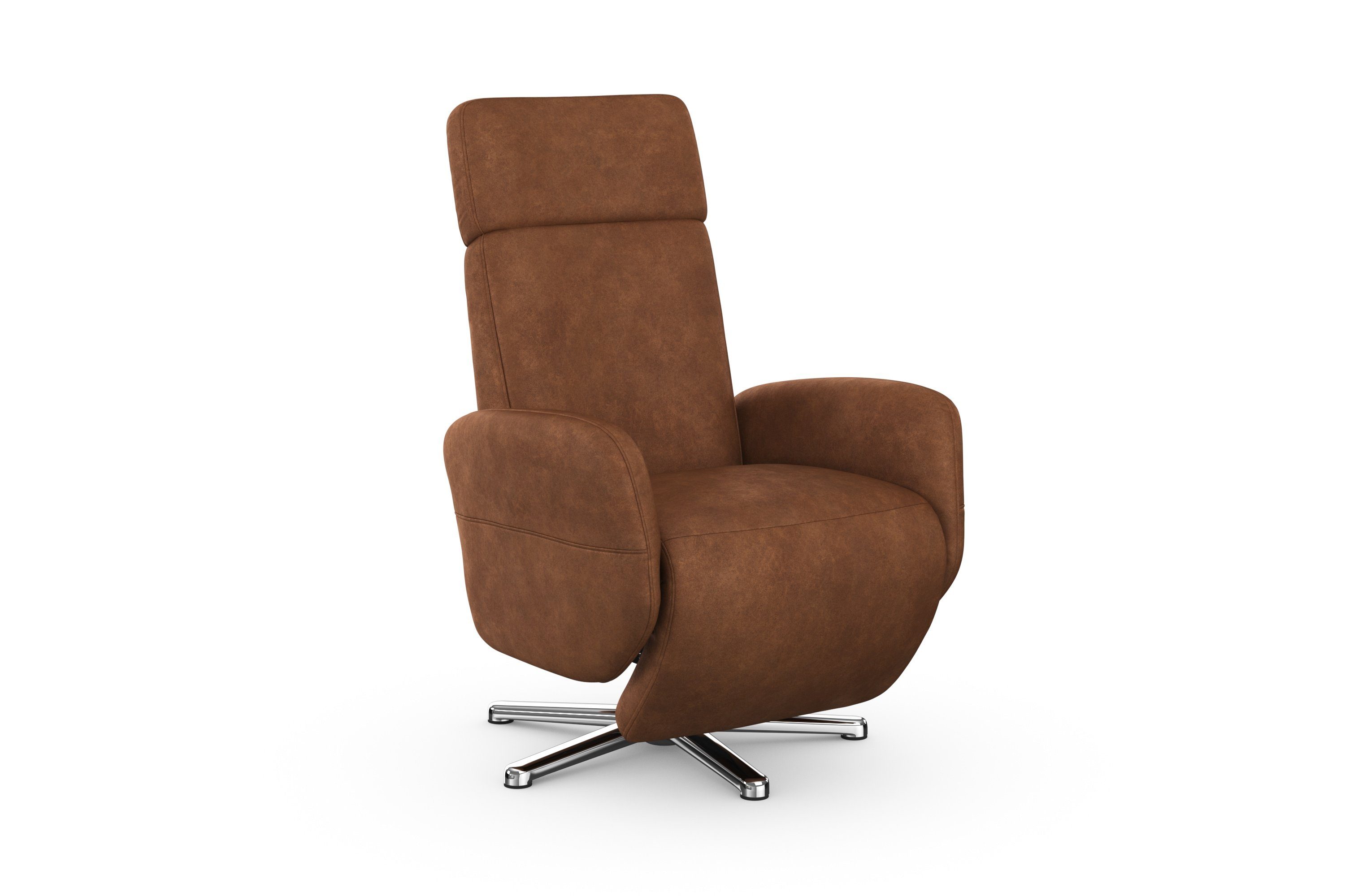 sit&more Relaxfauteuil Grenoble, incl. hoofdsteunverstelling en bekabelde afstandsbediening