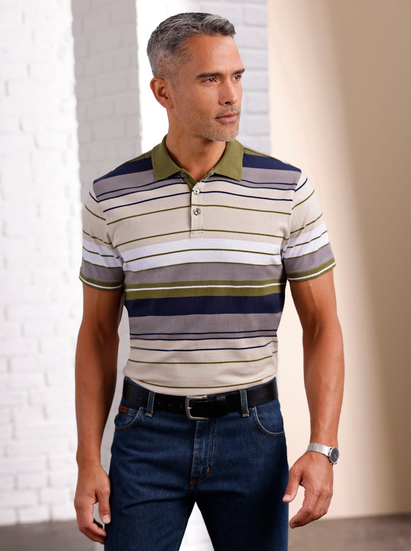 Classic Poloshirt met korte mouwen (1-delig)