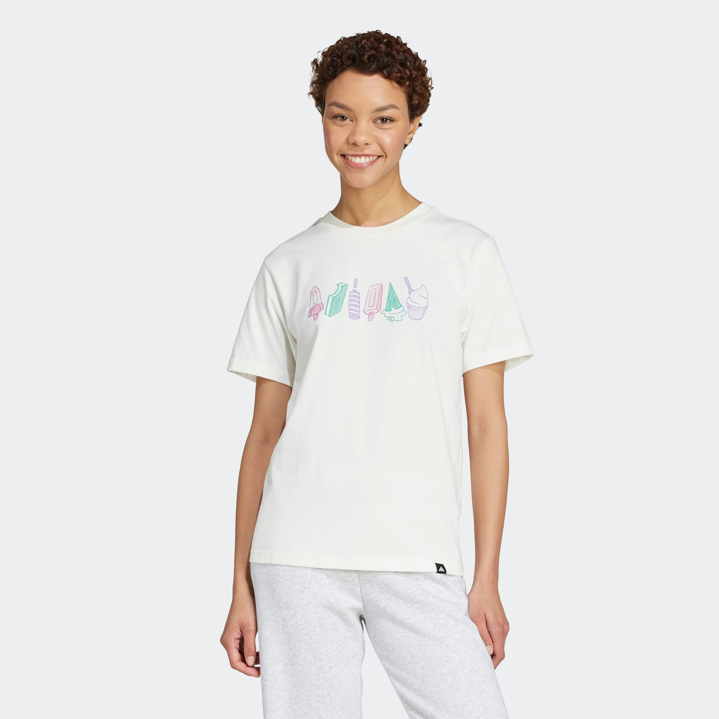 adidas Sportswear T-shirt W L FOOD TEE