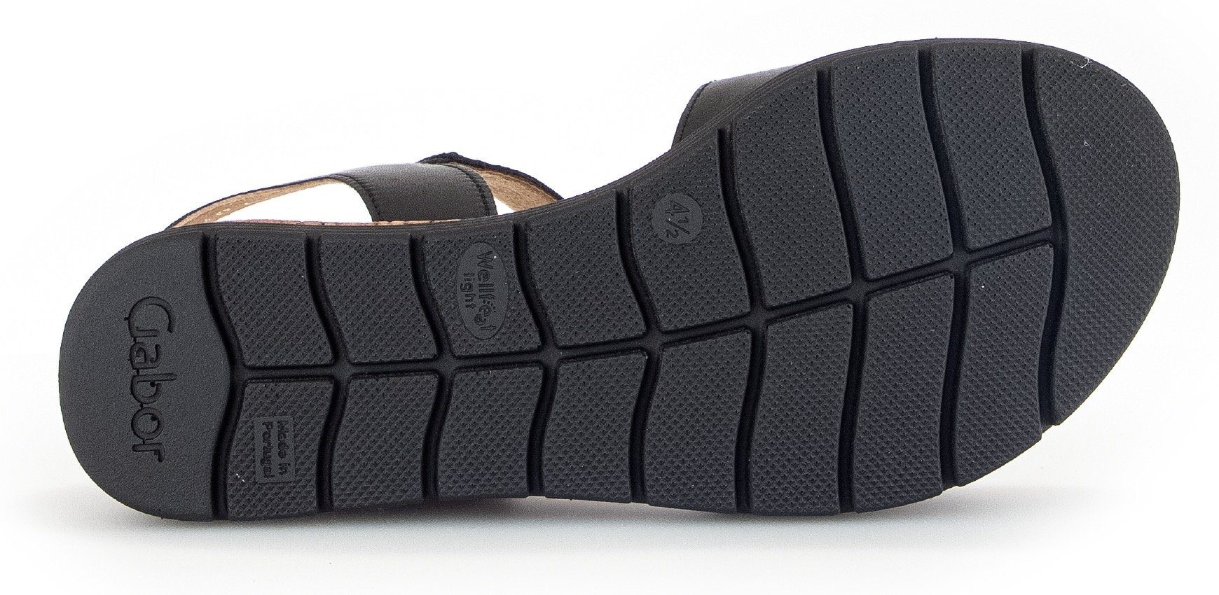 Gabor Sandaaltjes Genua sleehak, zomerschoen, sandalen met klittenbandsluitingen, breedte g