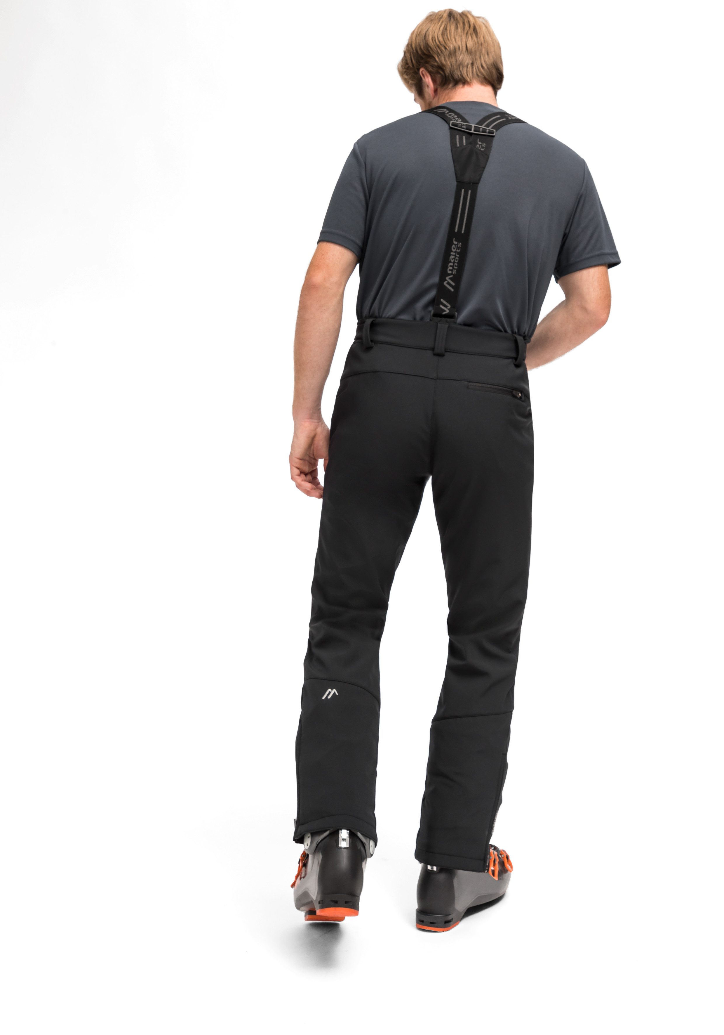 Maier Sports Skibroek Lothar 2.0 Heren softshell-sneeuwbroek, ademend en winddicht, slim fit