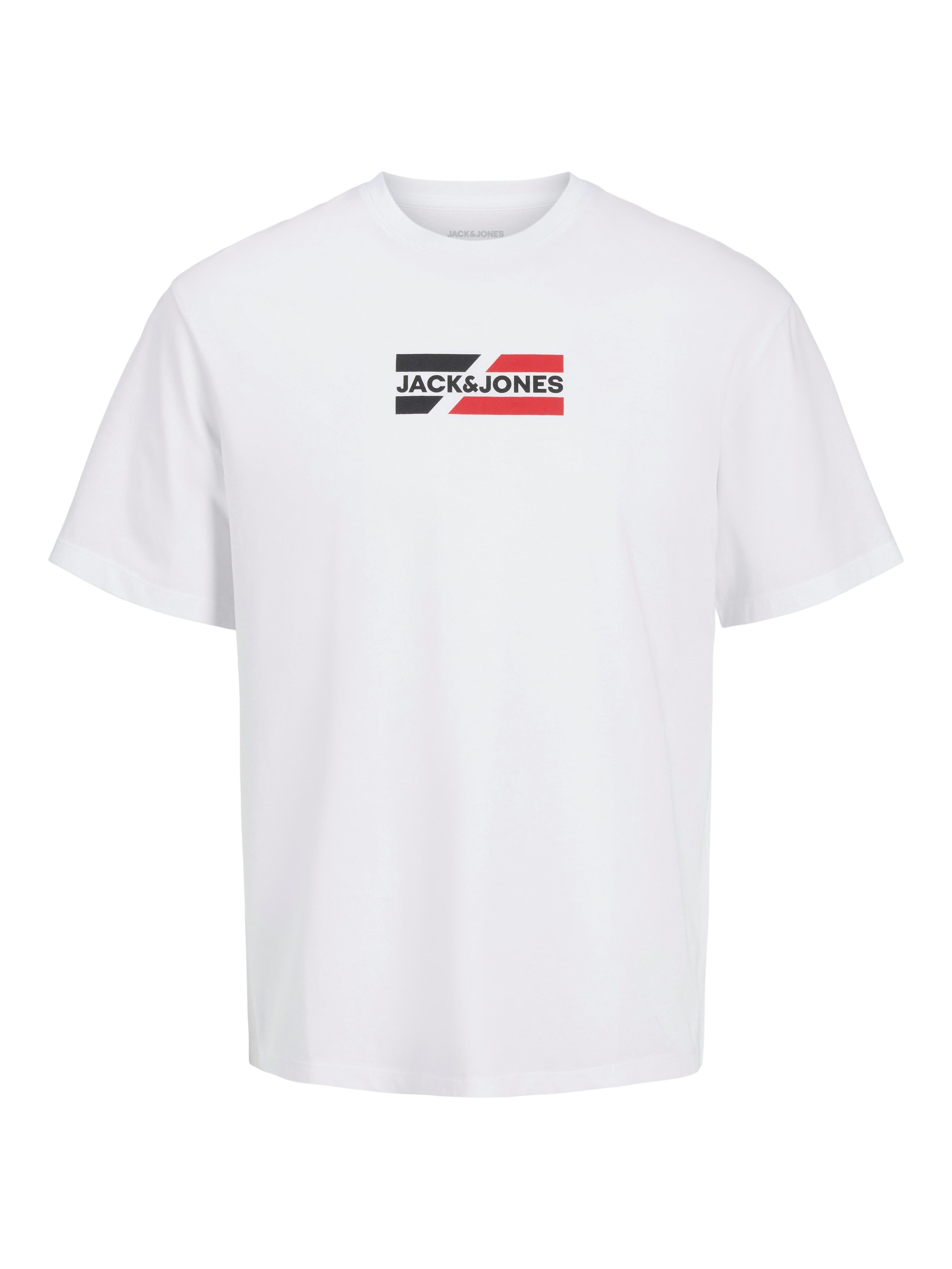 Jack & Jones Shirt met ronde hals JJECORP GRAPHIC TEE SS O-NECK NOOS