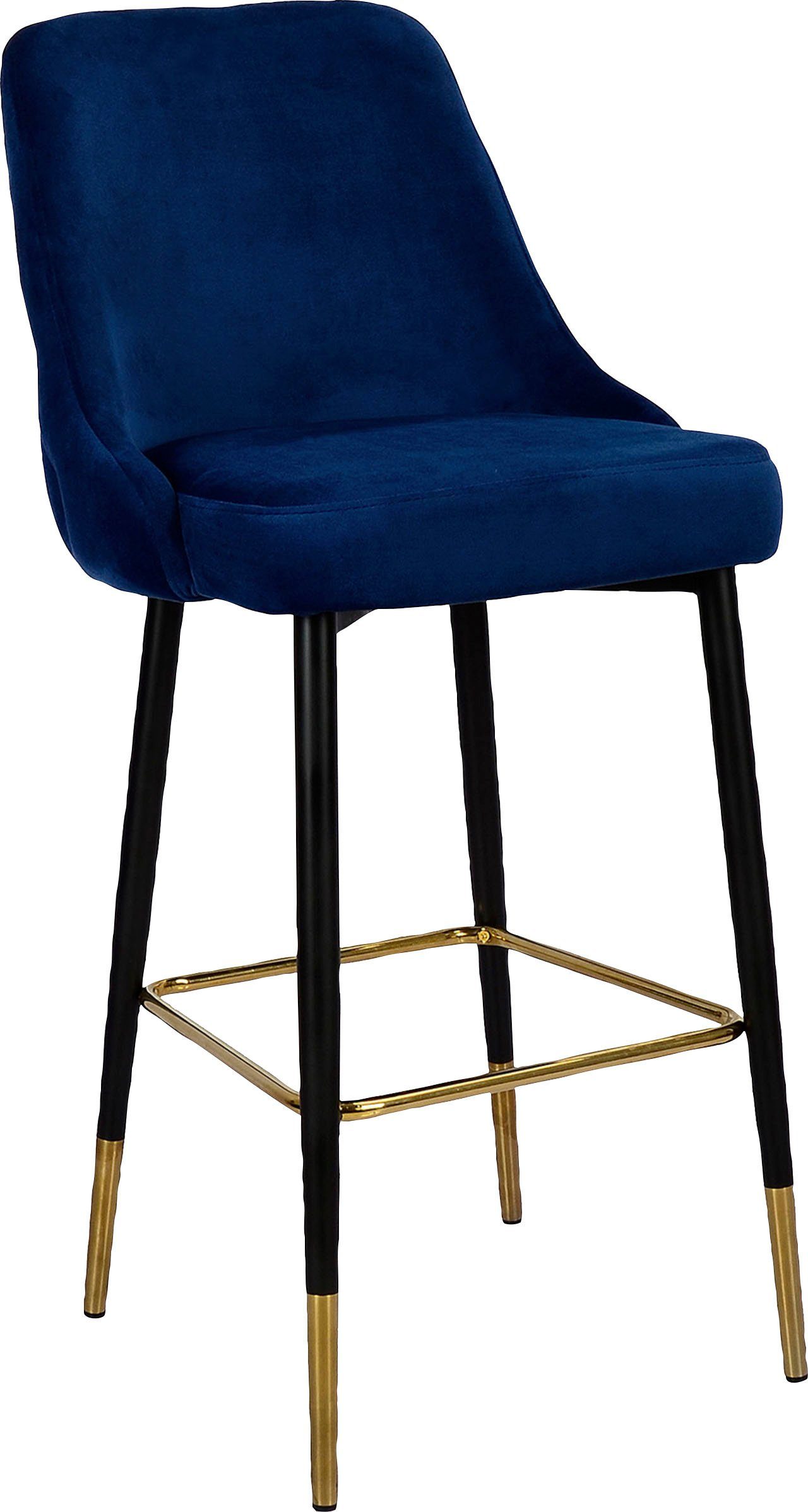 Kayoom Kinderstoel Barkruk Mojo, gestikte rugleuning modern, elegant, onopvallende moderne kleurkeuze (1 stuk) tafels & stoelen blauw