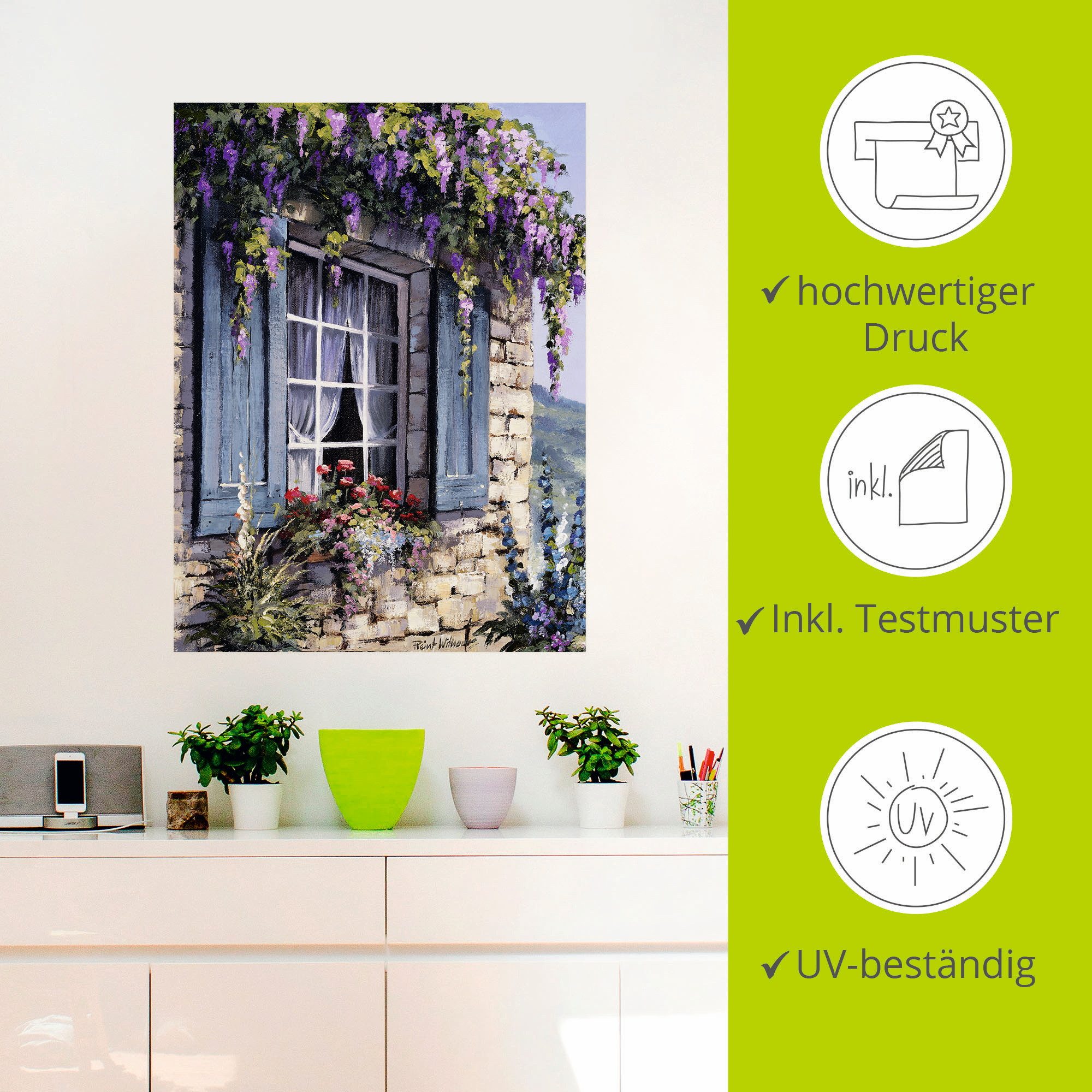 Artland Artprint Raam I als artprint op linnen, poster, muursticker in verschillende maten