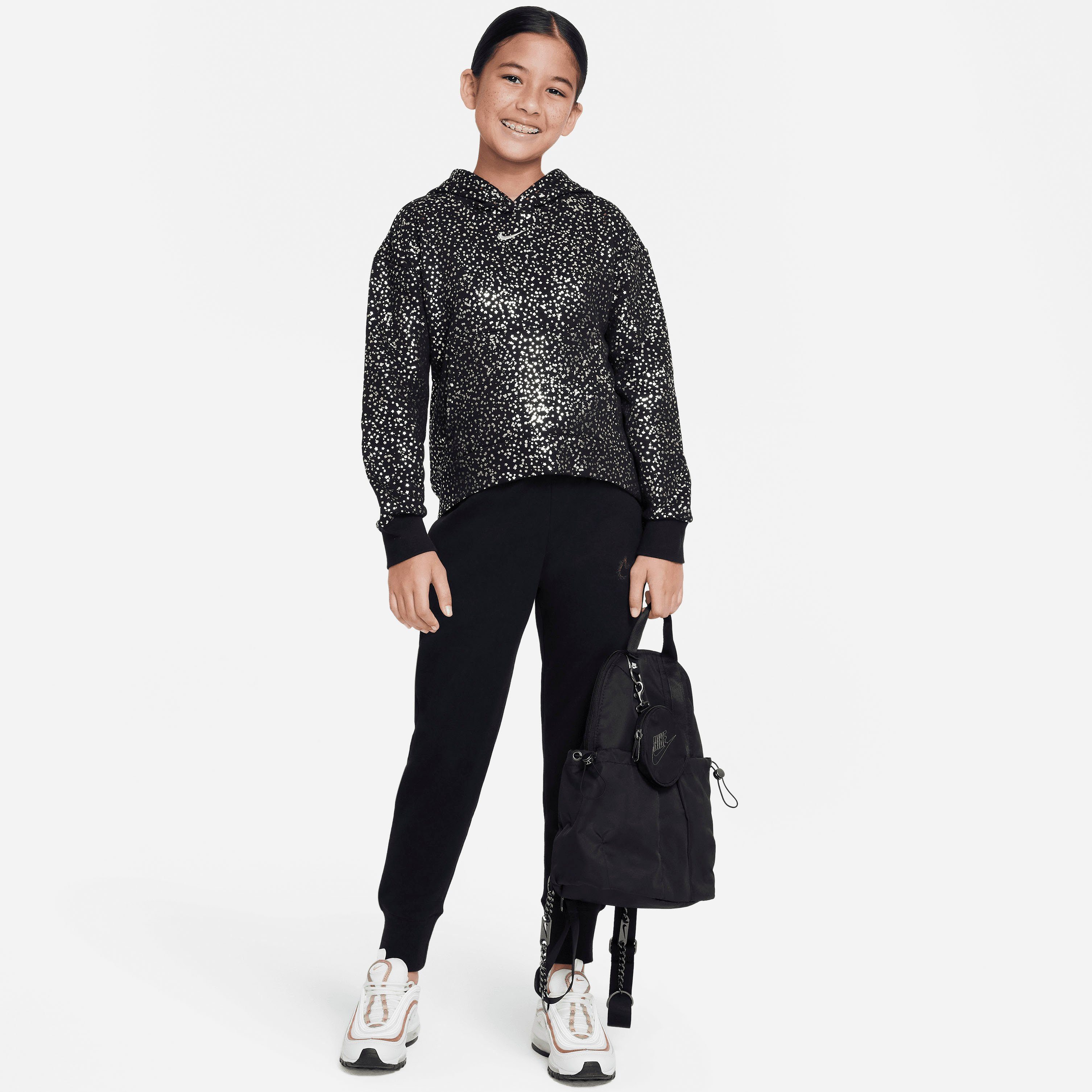 Nike Sportswear Hoodie Big Kids' (Girls') Fleece Hoodie