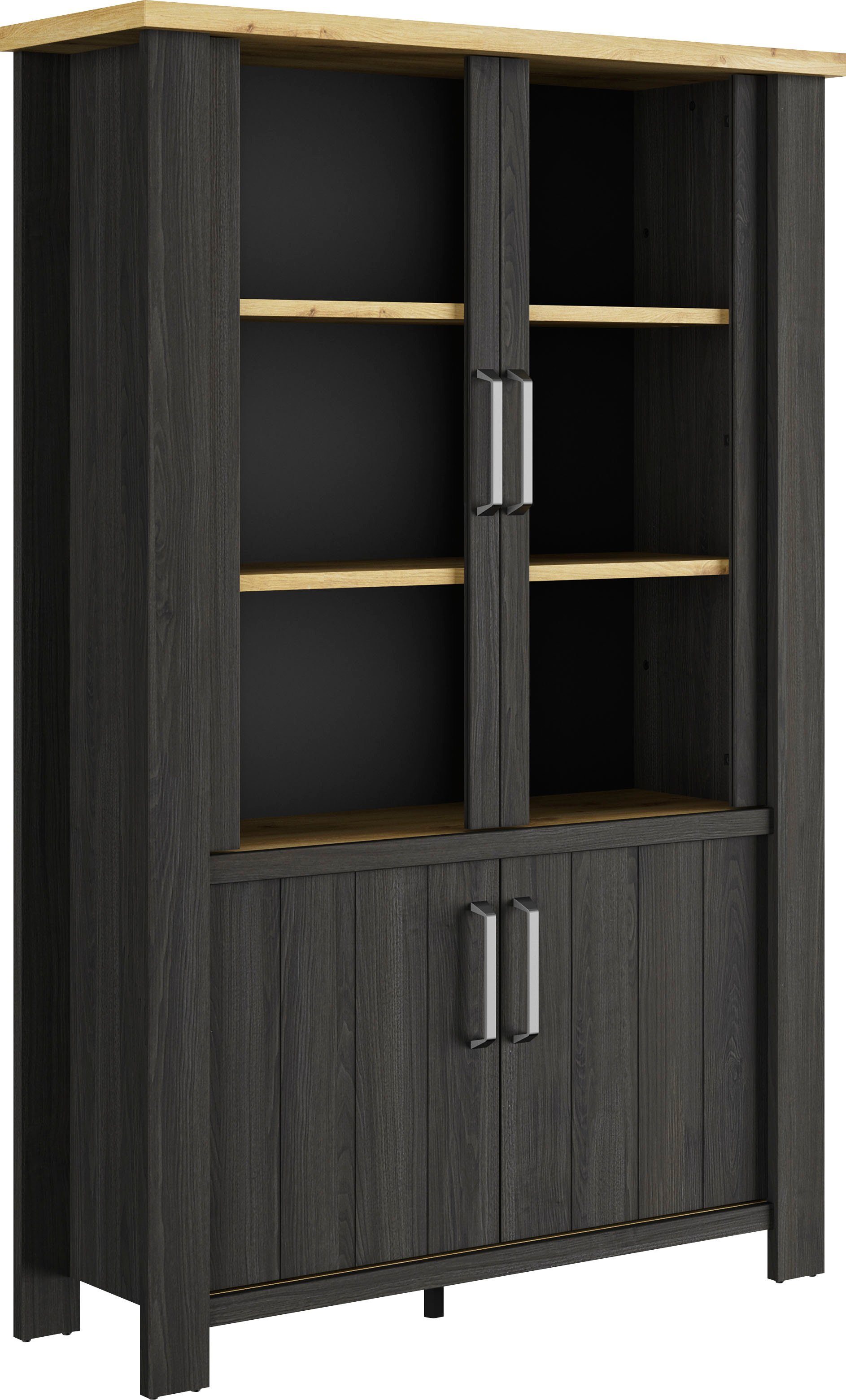 Gami Vitrinekast Sequoia Woonkamer - collectie in landelijke stijl en industrieel decor (1 stuk)