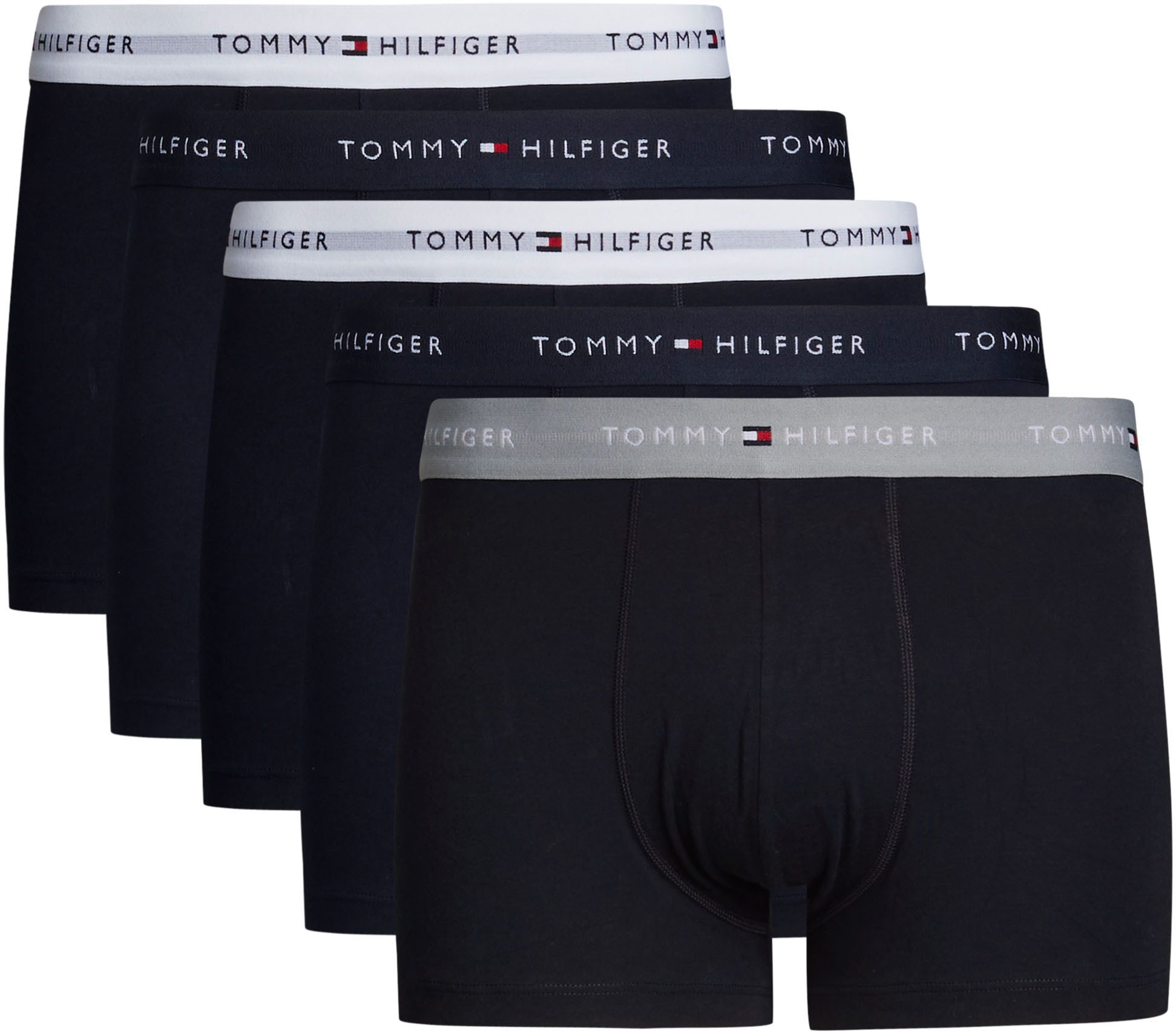 Tommy Hilfiger Underwear Trunk 5P TRUNK met logoband (5 stuks Set van 5)